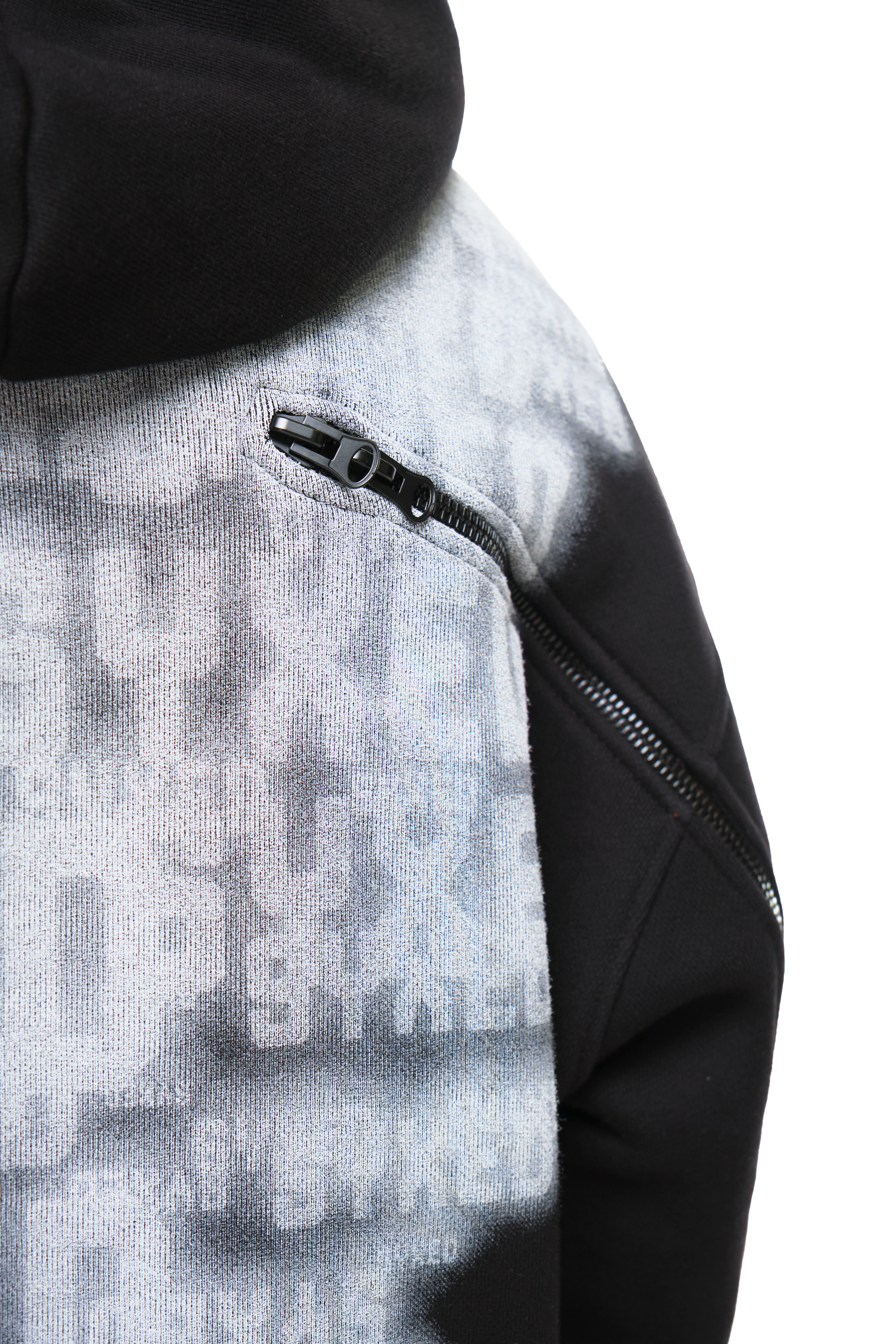 Hoodie Lightning Black Mist