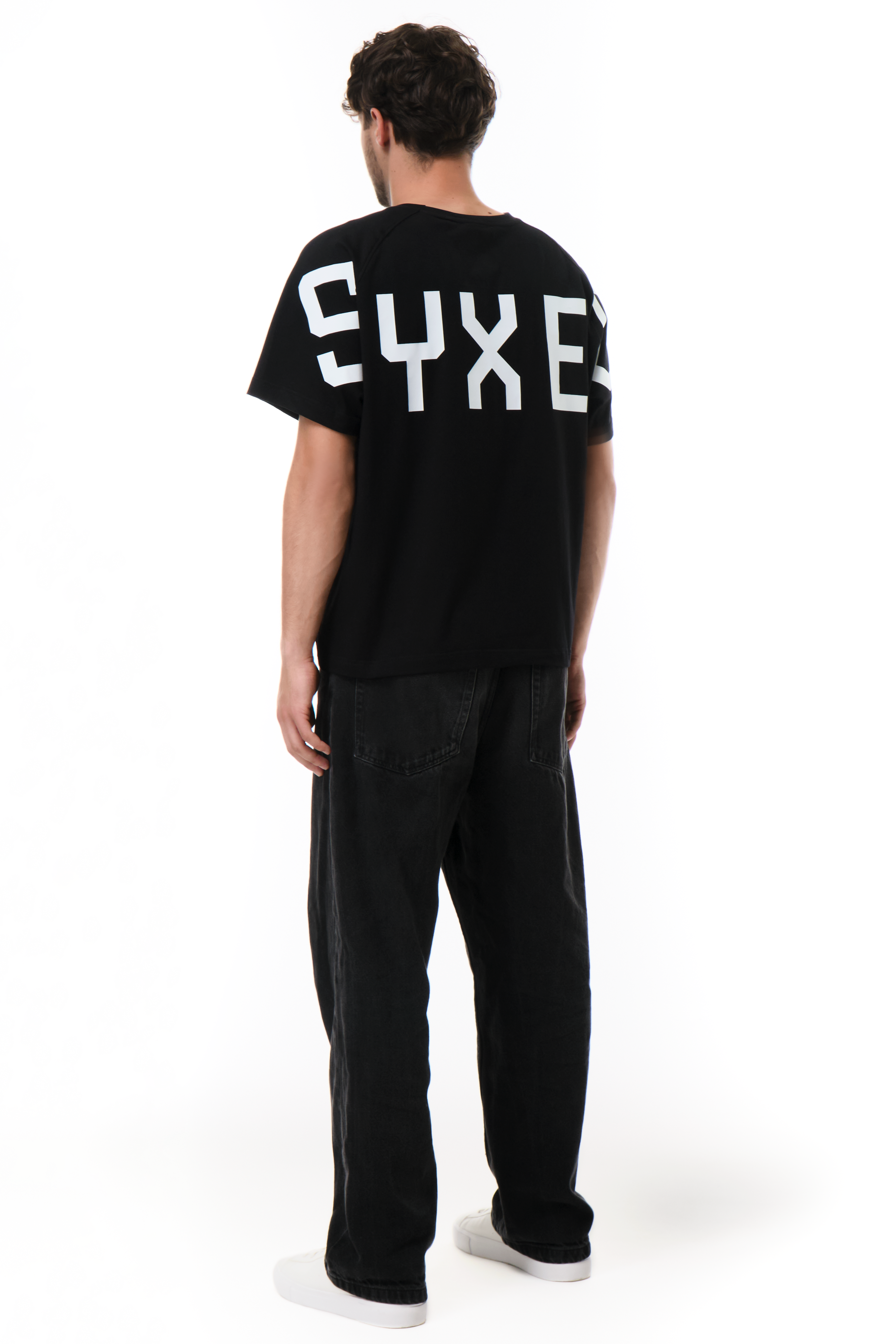 Spintext T-Shirt Black