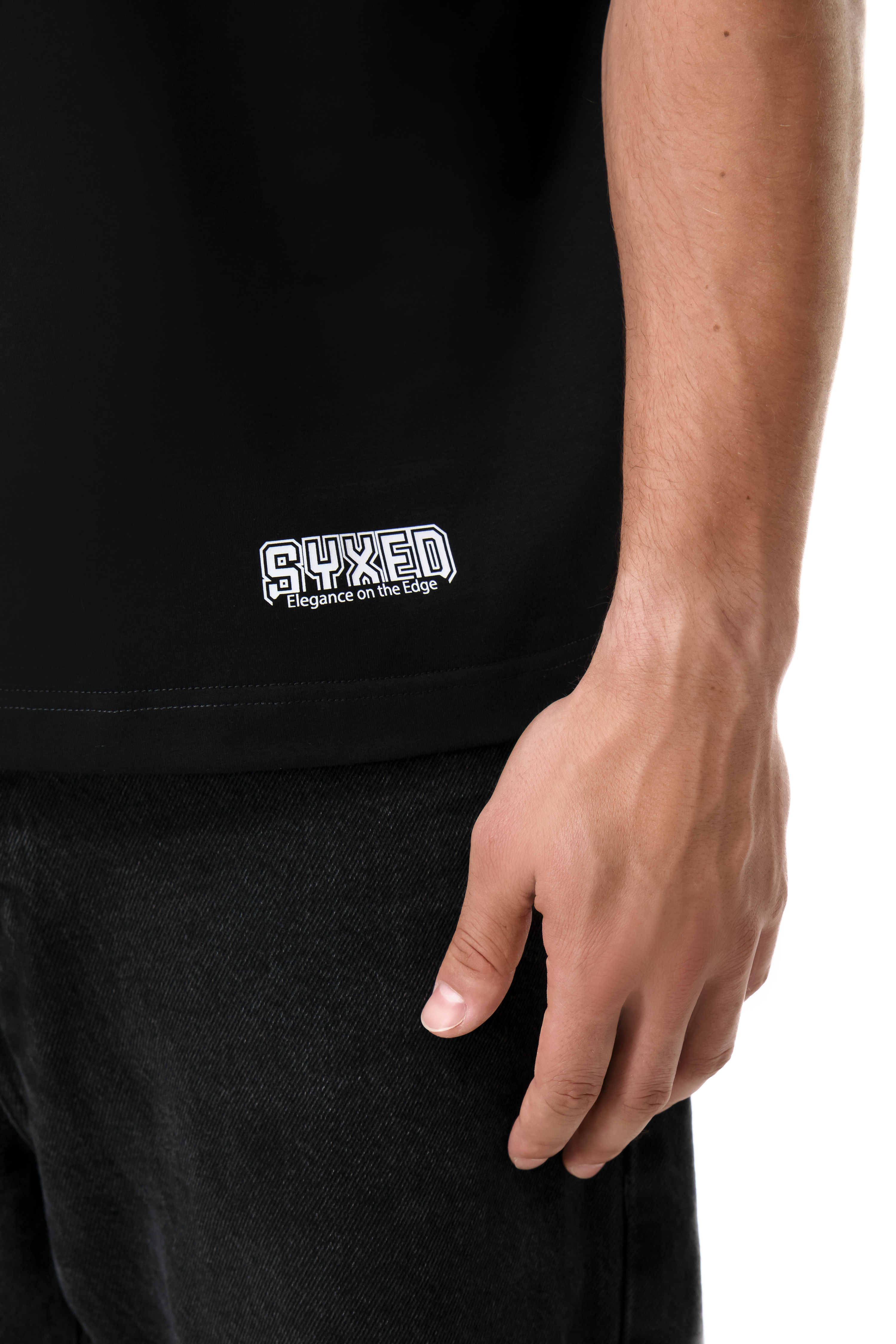 Spintext T-Shirt Black