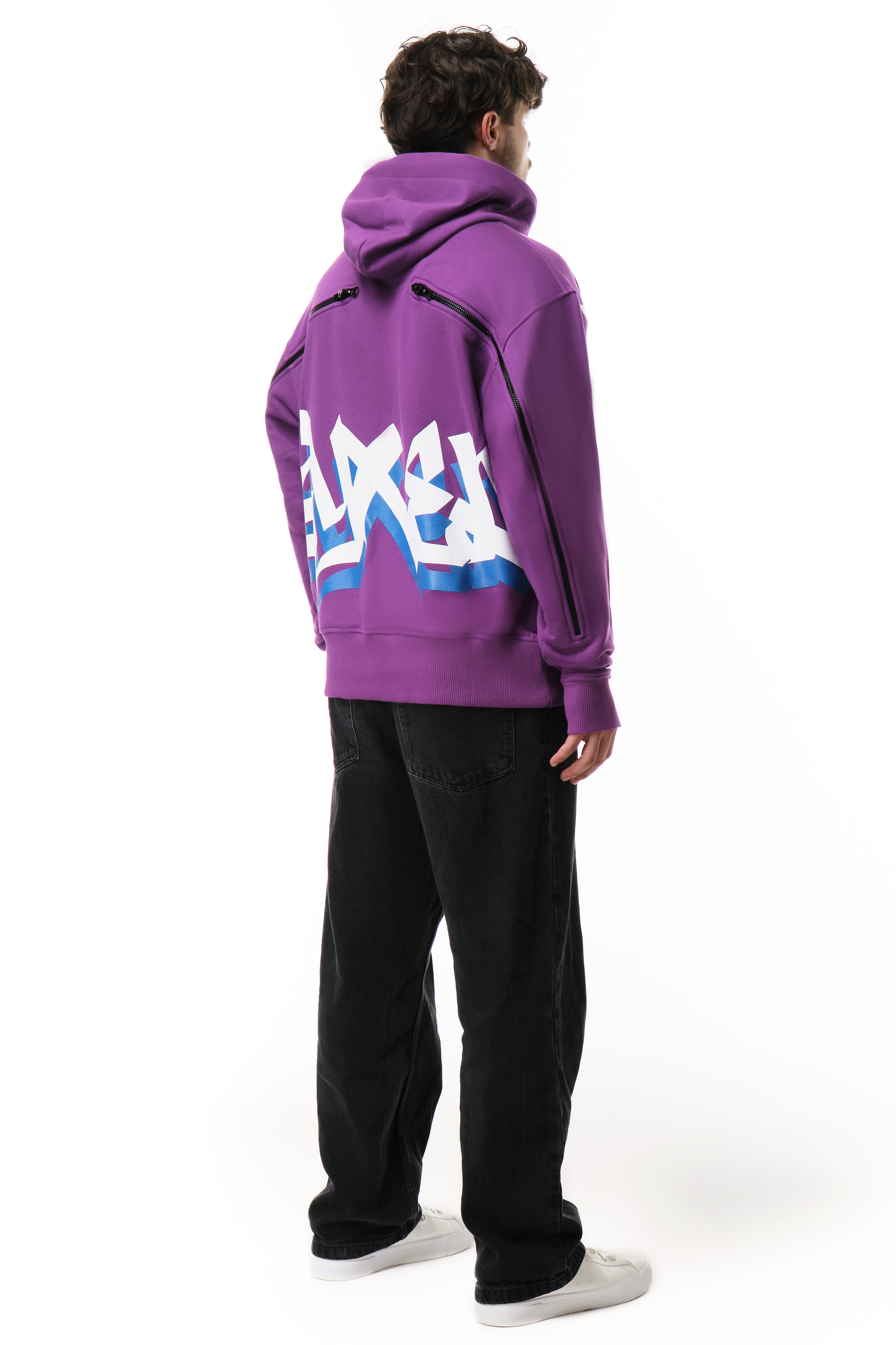 Lightning Hoodie Purple Signature Style