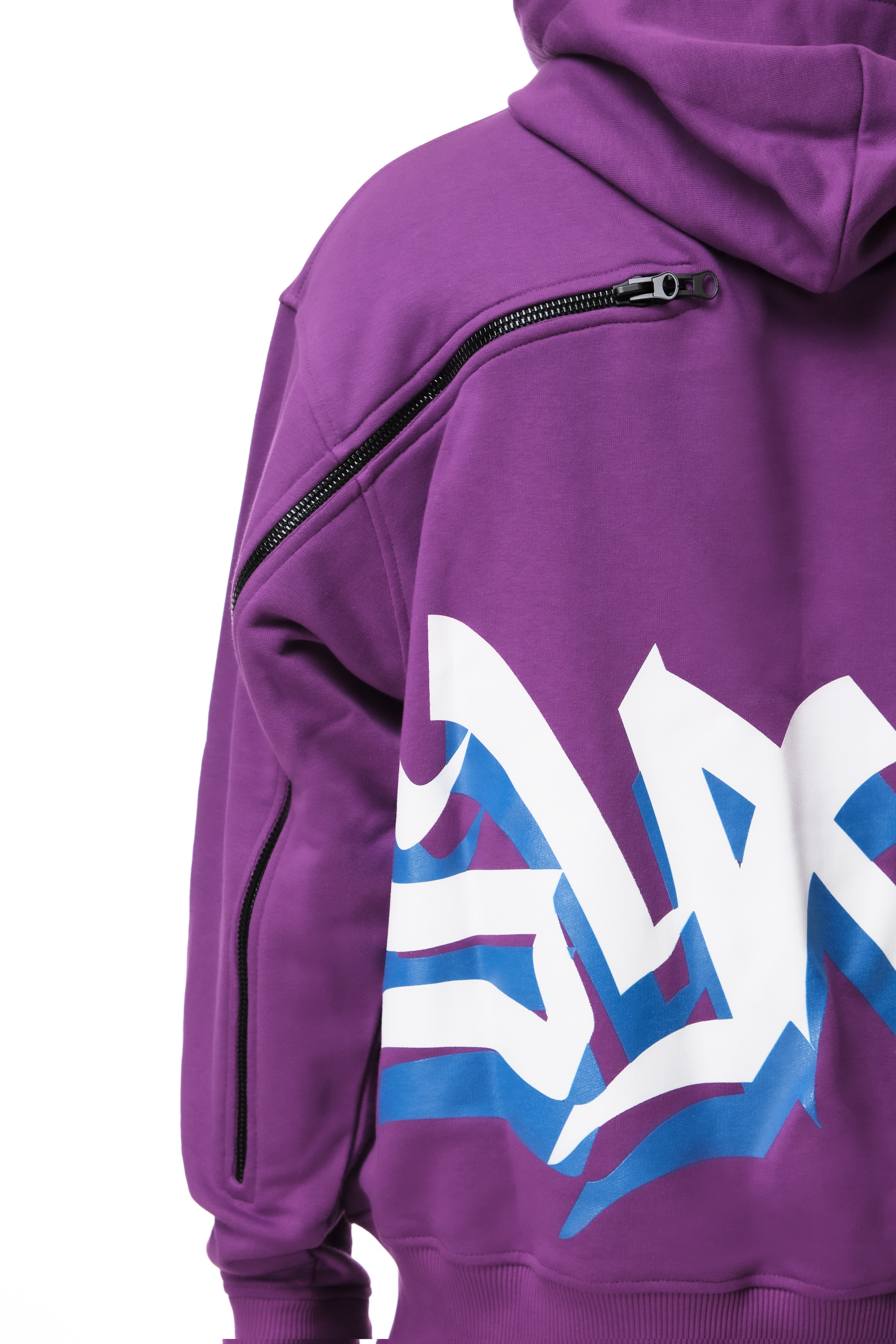 Lightning Hoodie Purple Signature Style