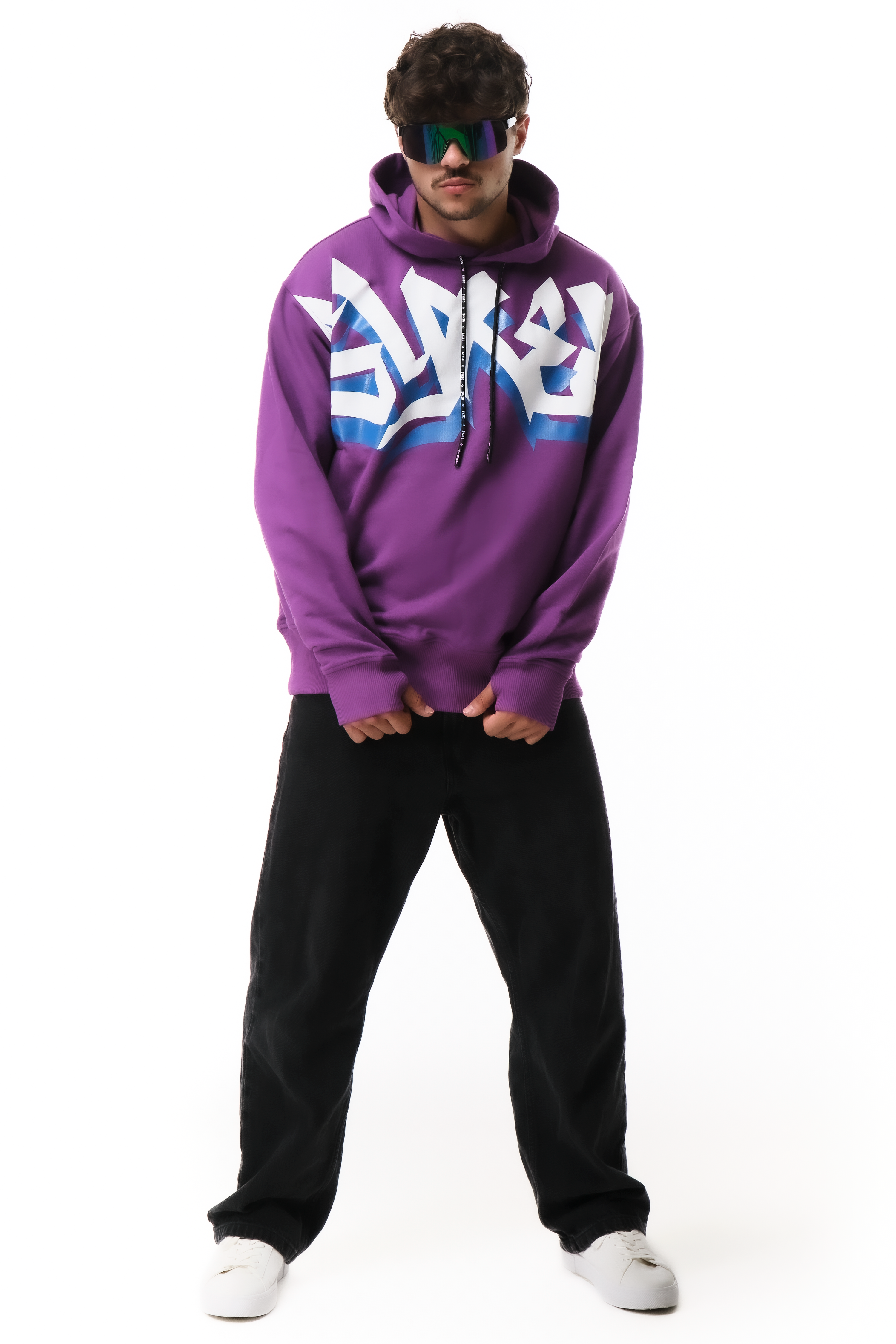 Lightning Hoodie Purple Signature Style