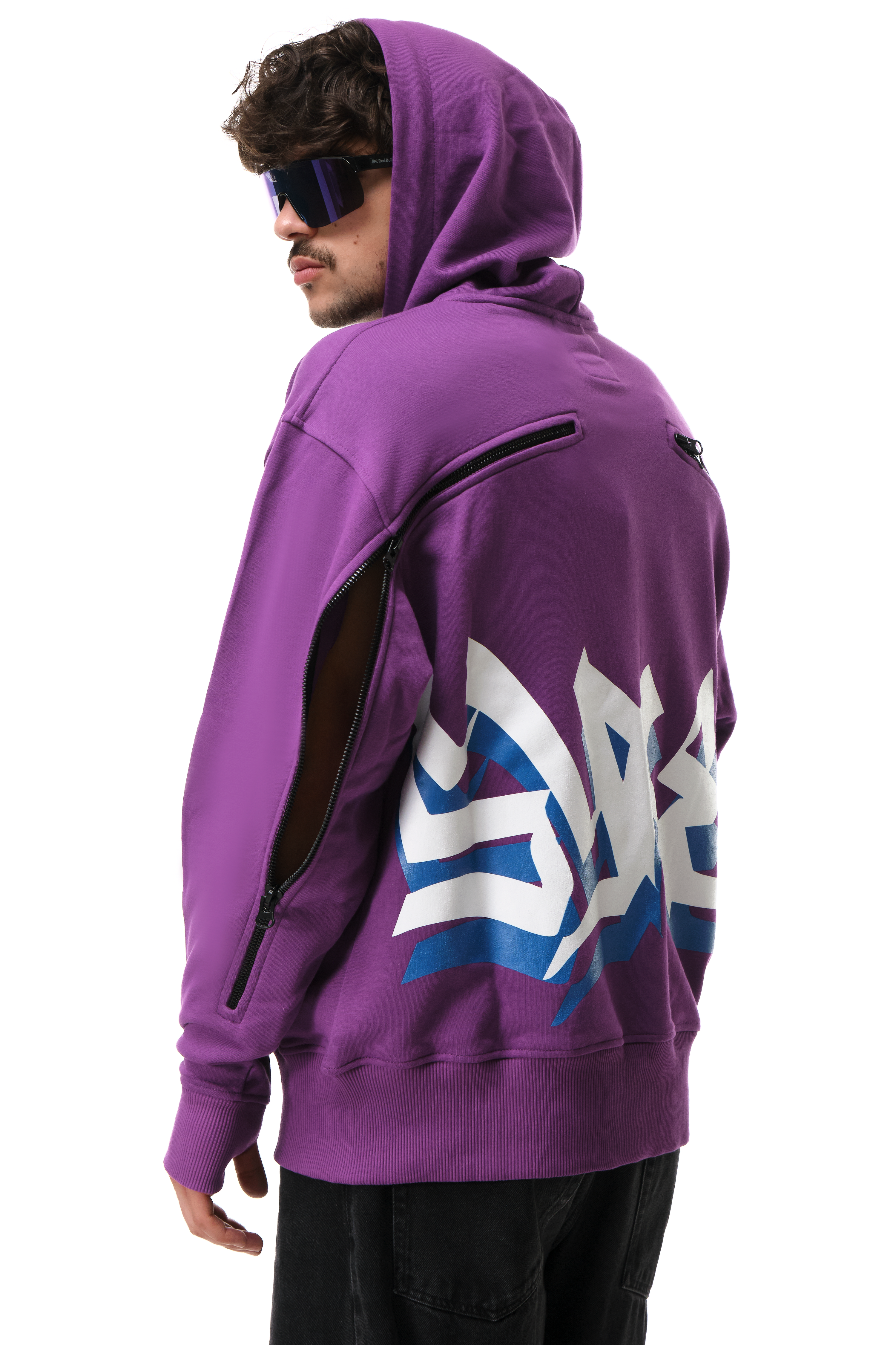 Lightning Hoodie Purple Signature Style