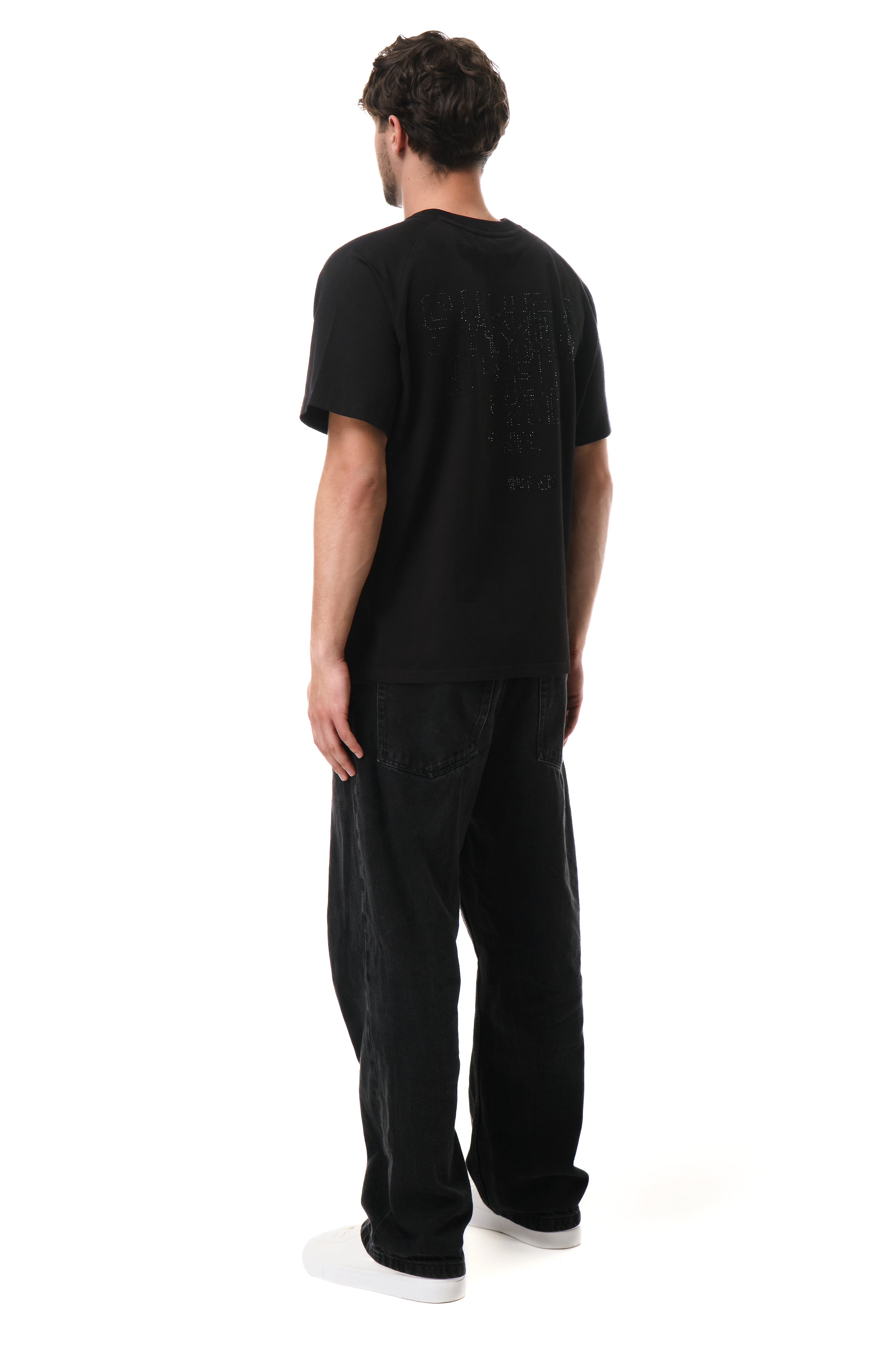 Astra T-Shirt Black with Black gems