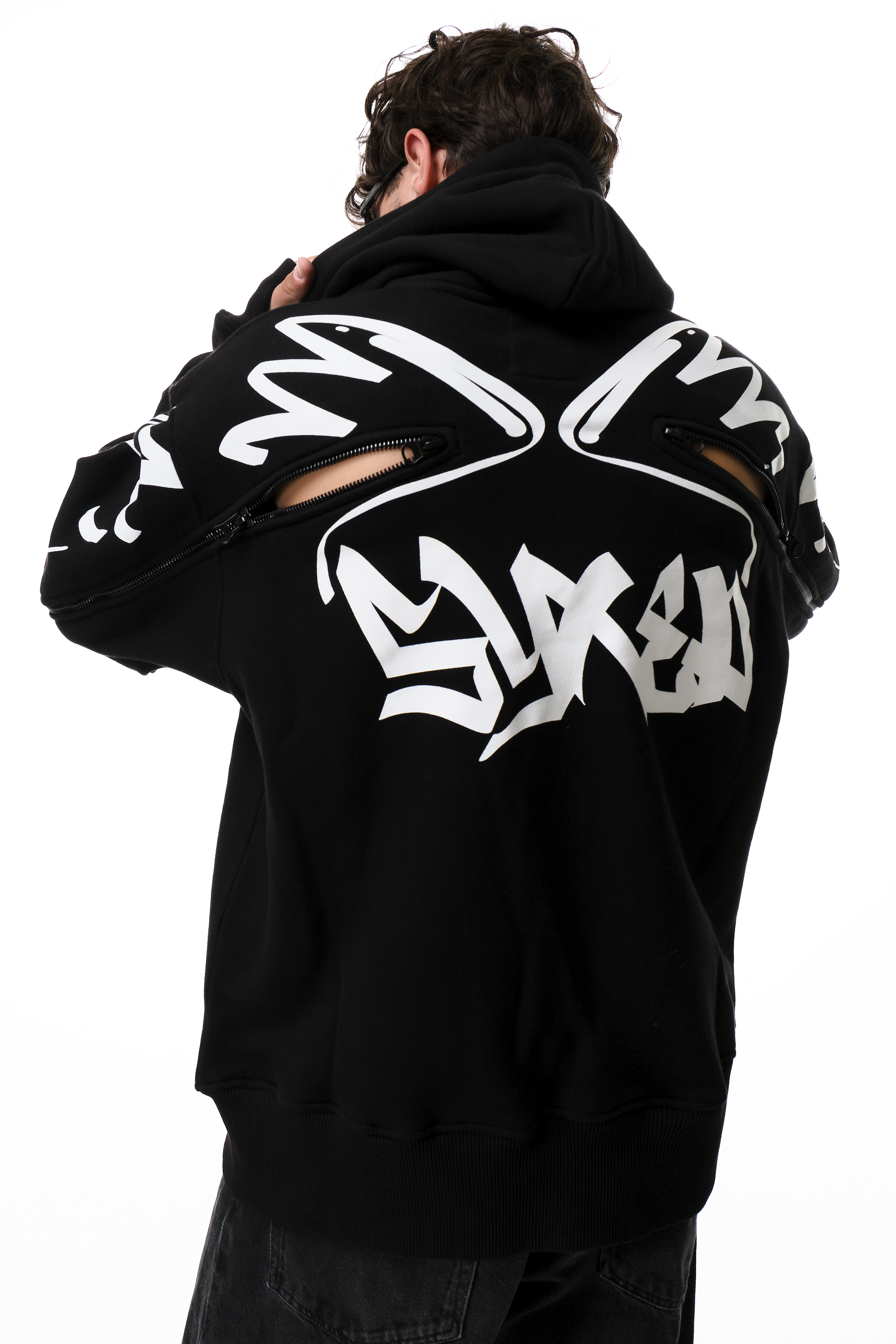 Lightning Hoodie Black Angels