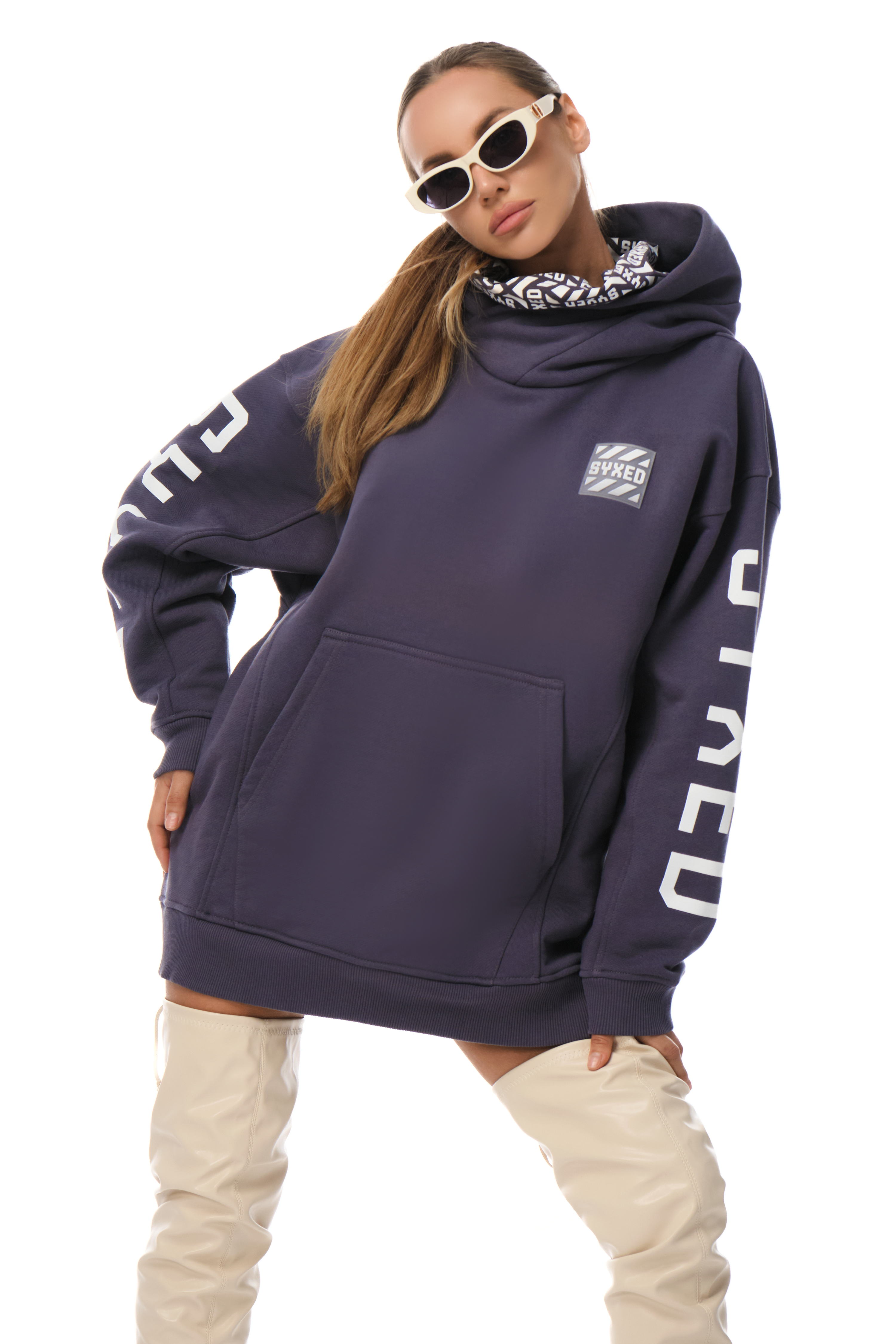 Restrict Arc Grey Hoodie Star