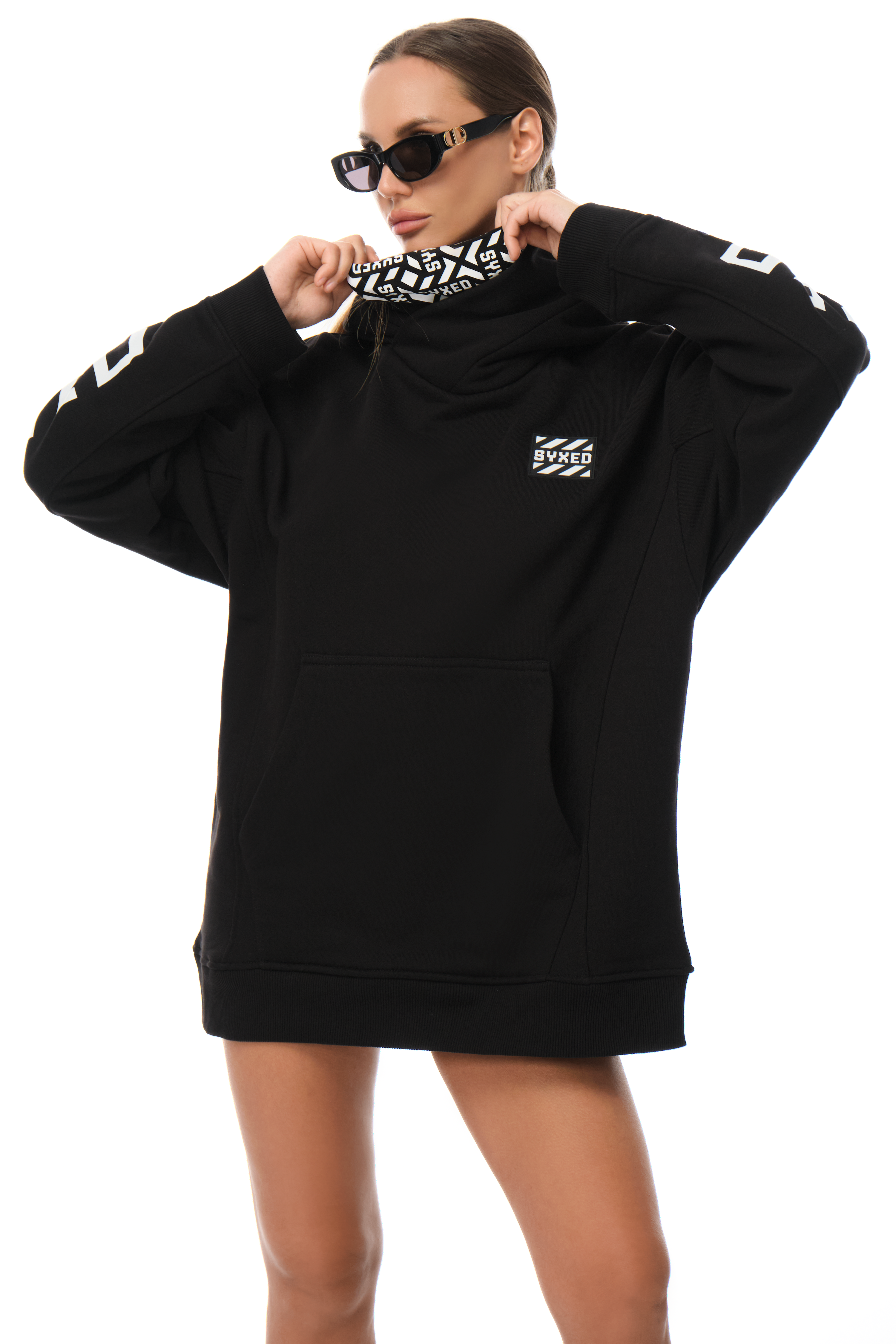 Restrict Arc Black Hoodie Star