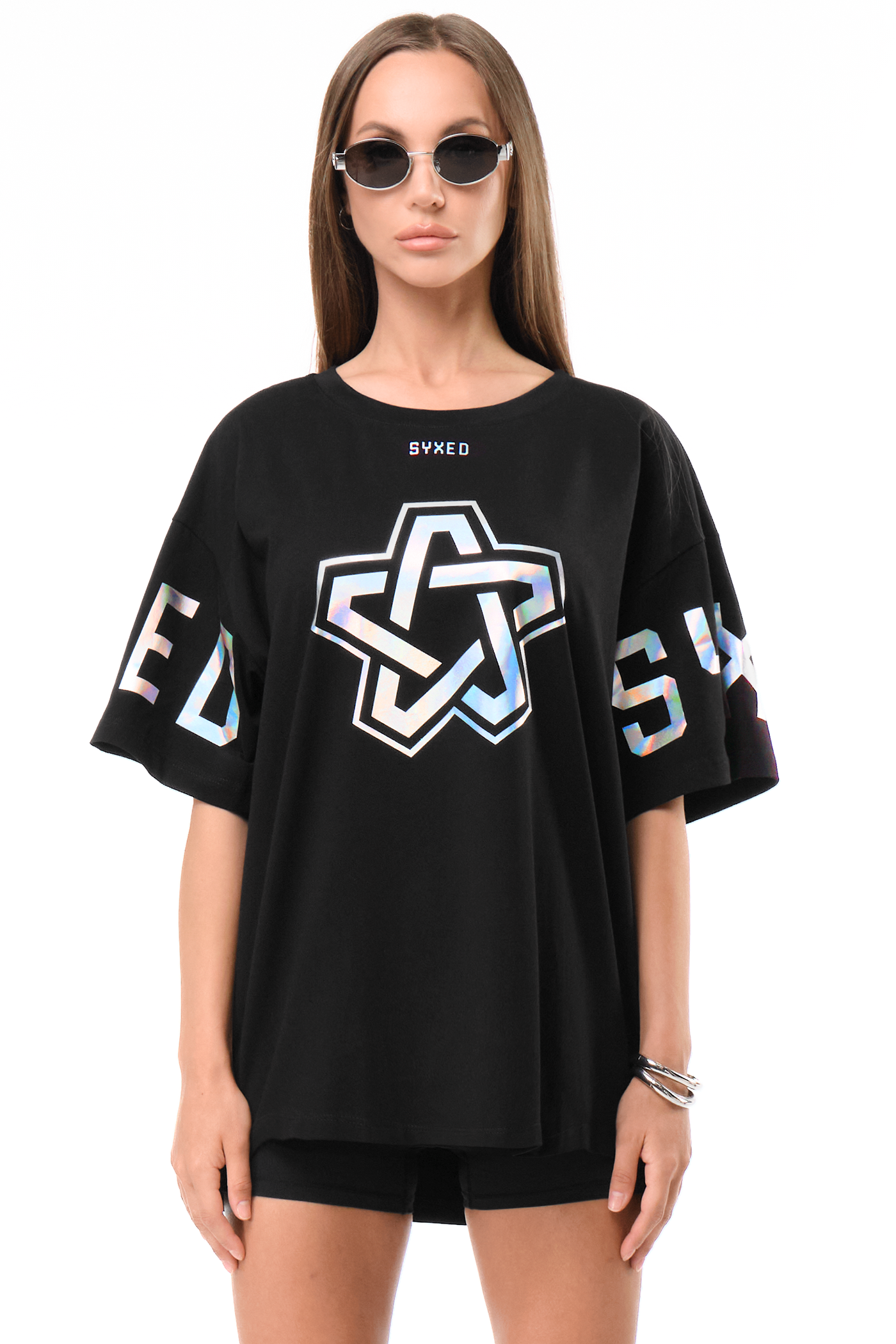T-Shirt Holo Foil Black&White
