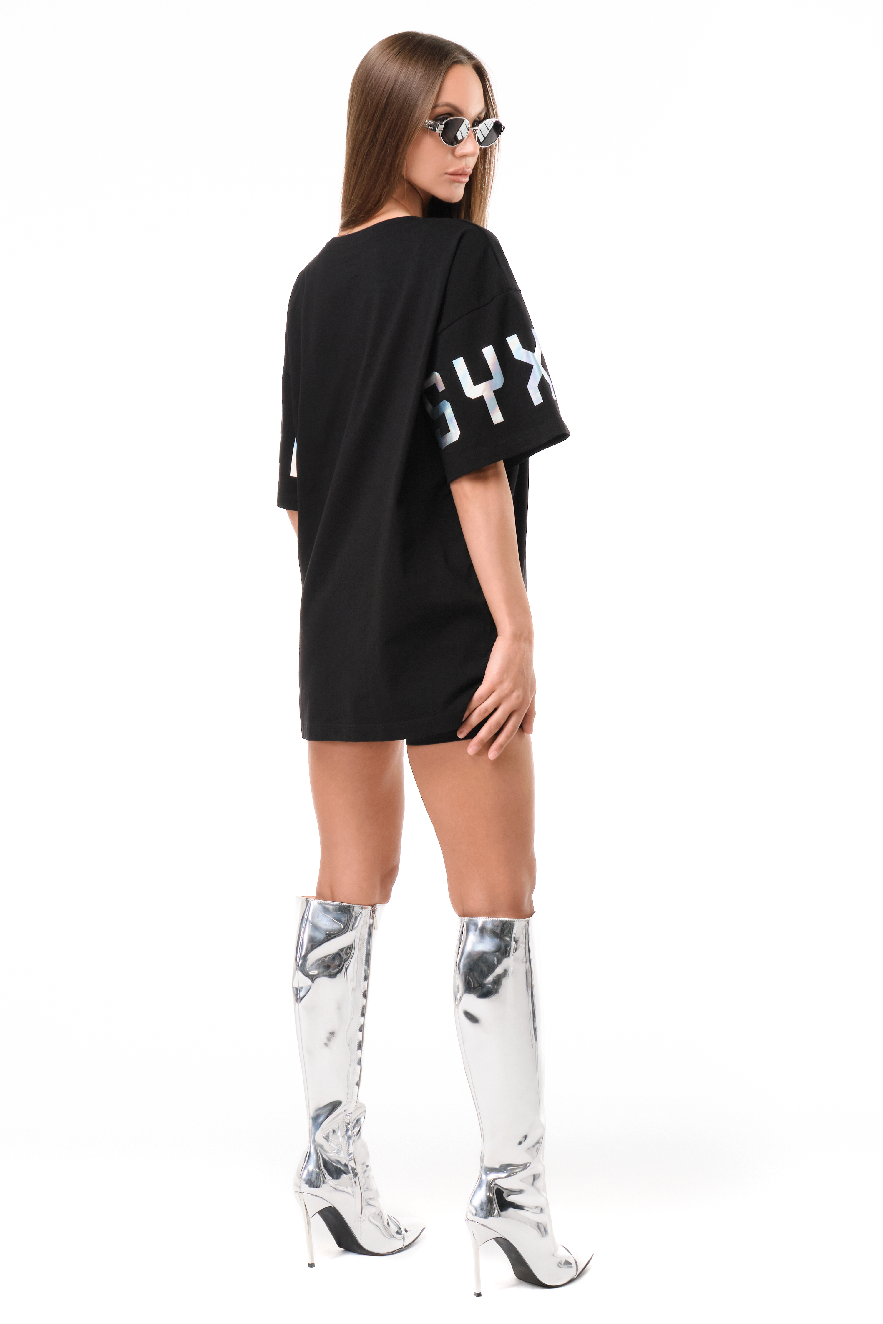 T-Shirt Holo Foil Black&White