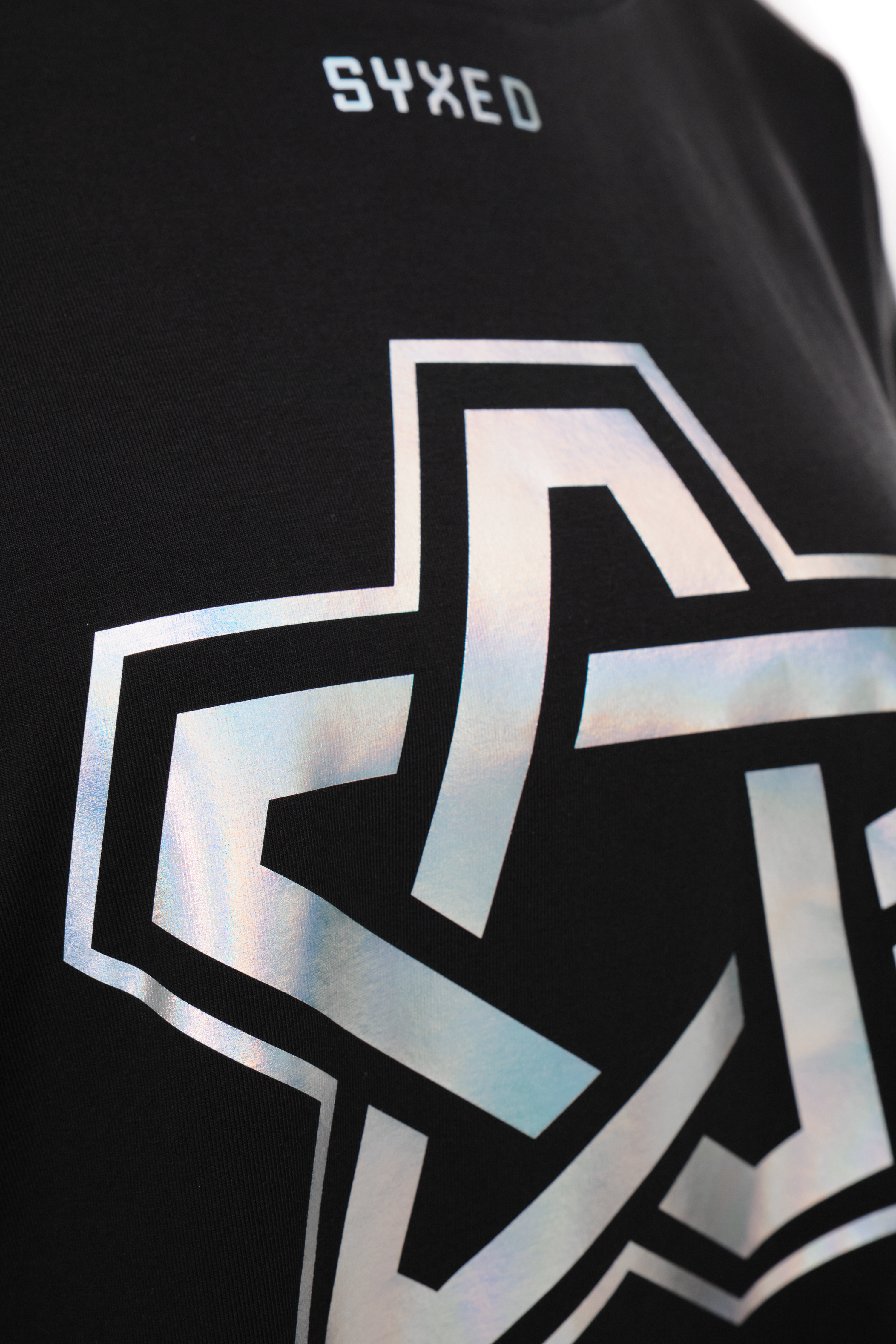 T-Shirt Holo Foil Black&White