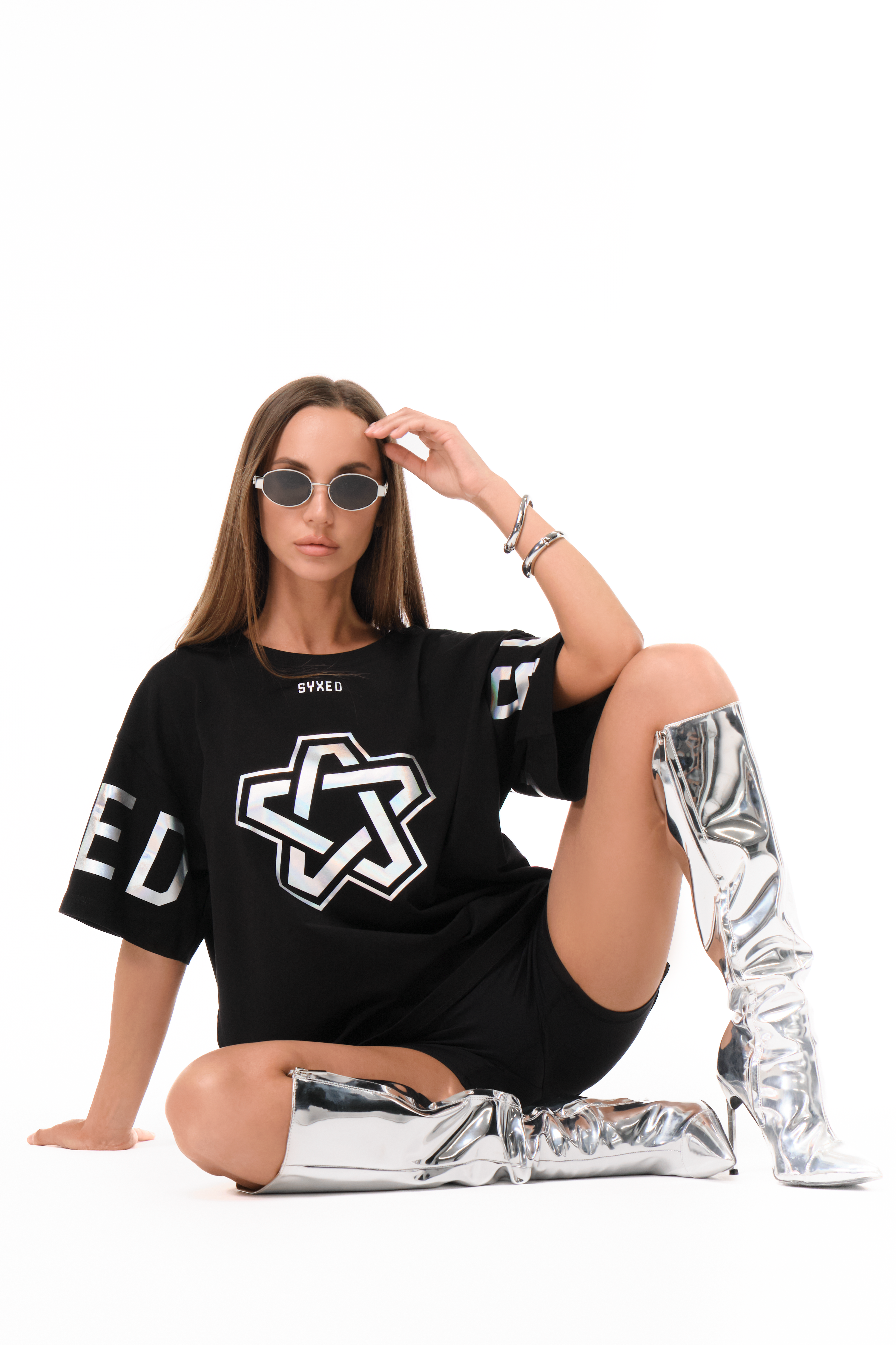 Holo Foil Black&White T-Shirt
