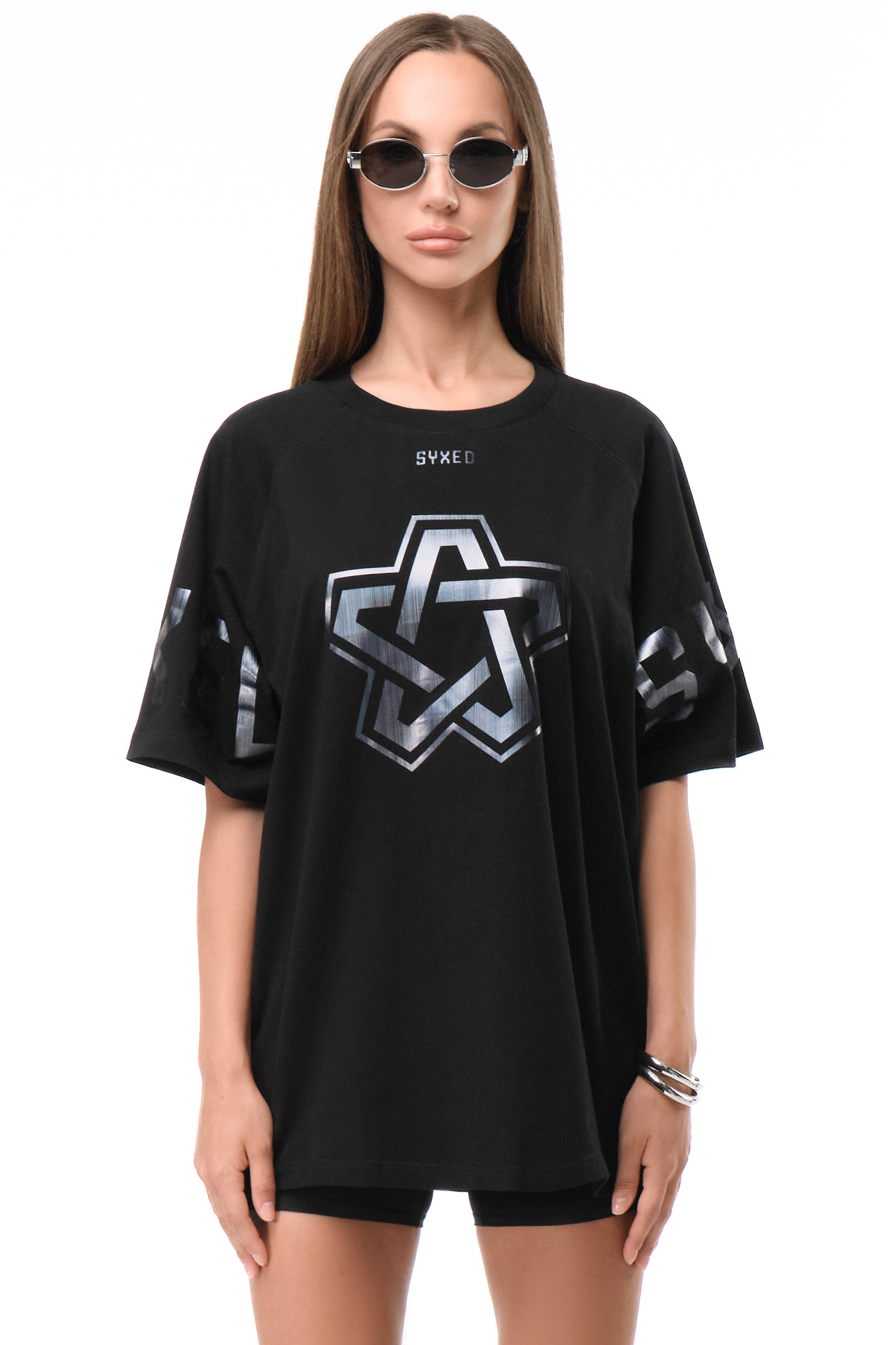 T-Shirt Holo Foil Black&Black