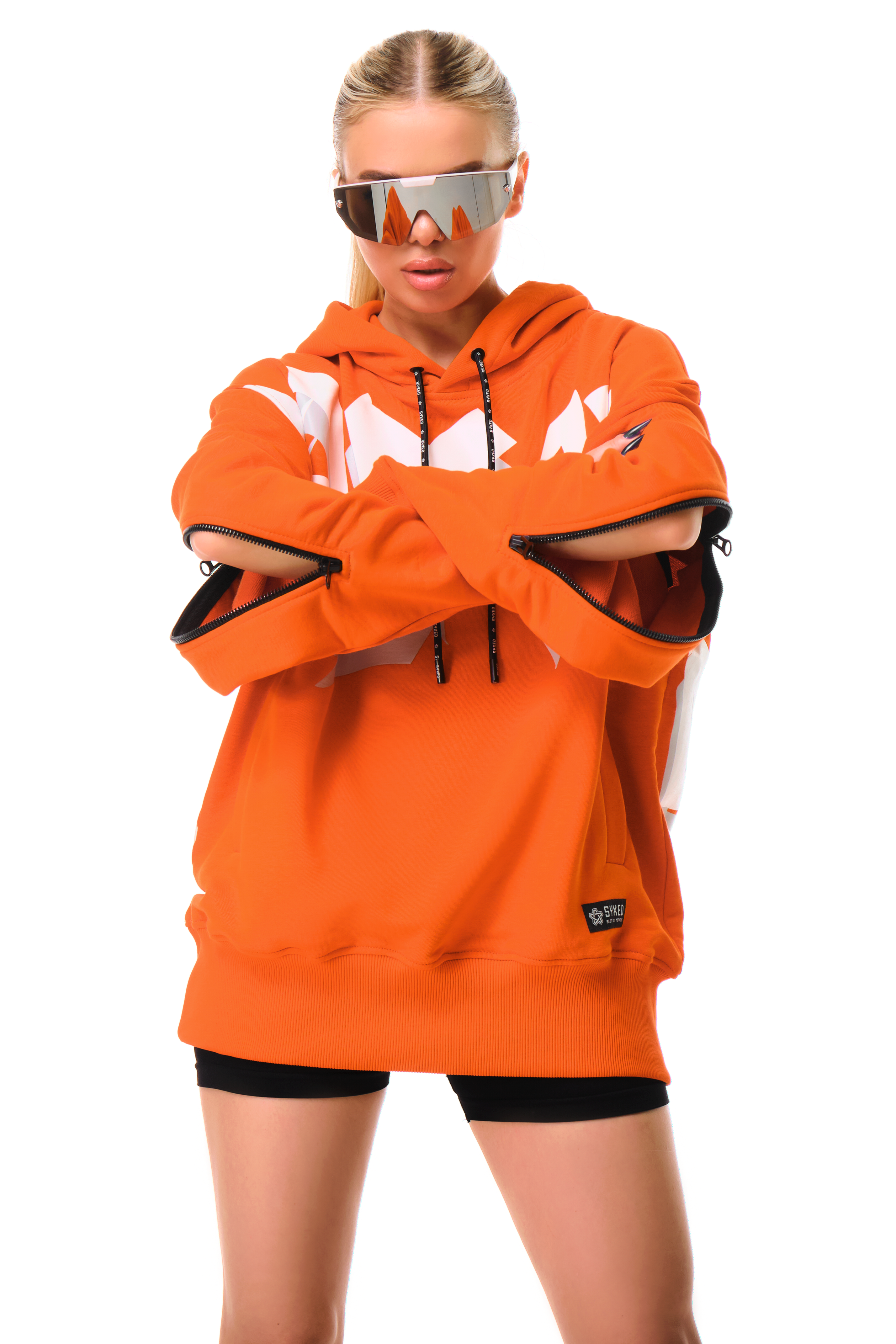 Hoodie Lightning Orange Signature Style
