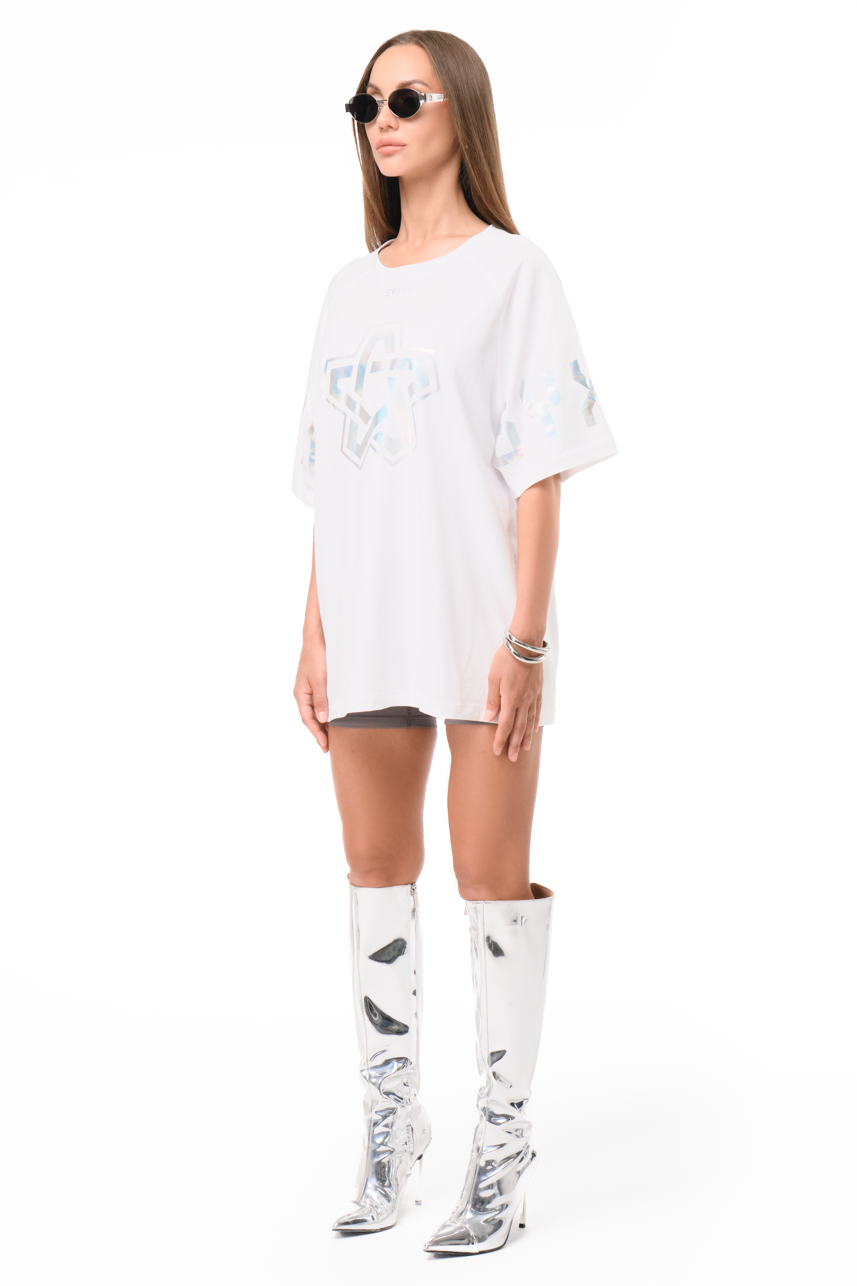 Holo Foil White T-Shirt