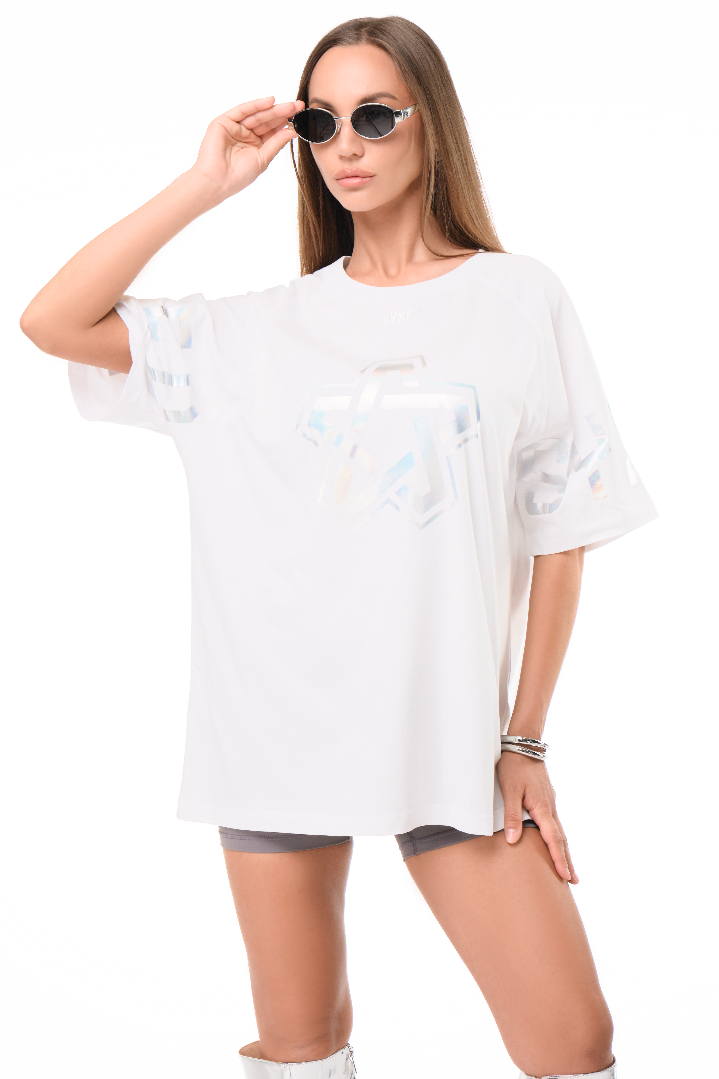 Holo Foil White T-Shirt