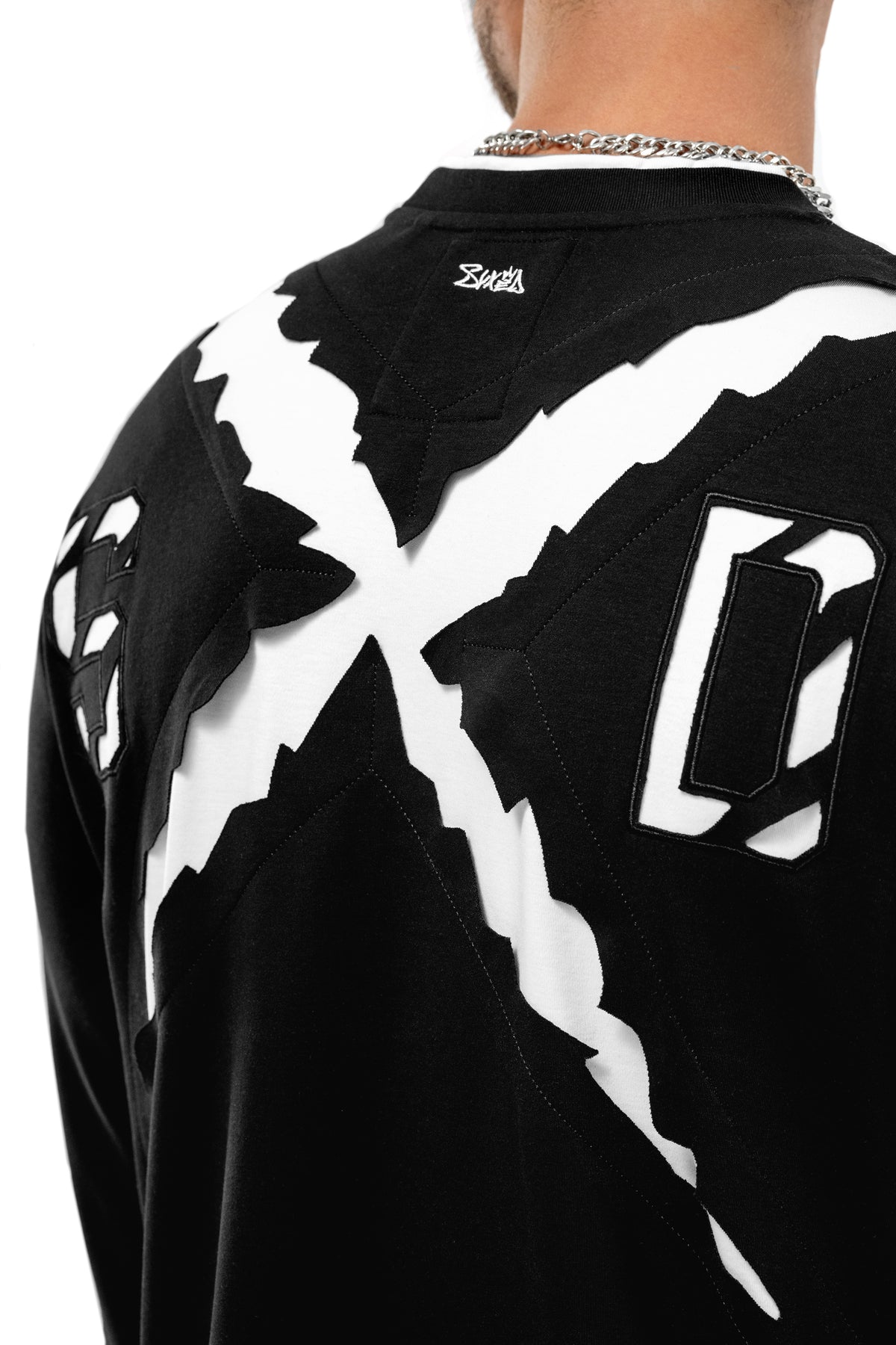 Animal Longsleeve Black White