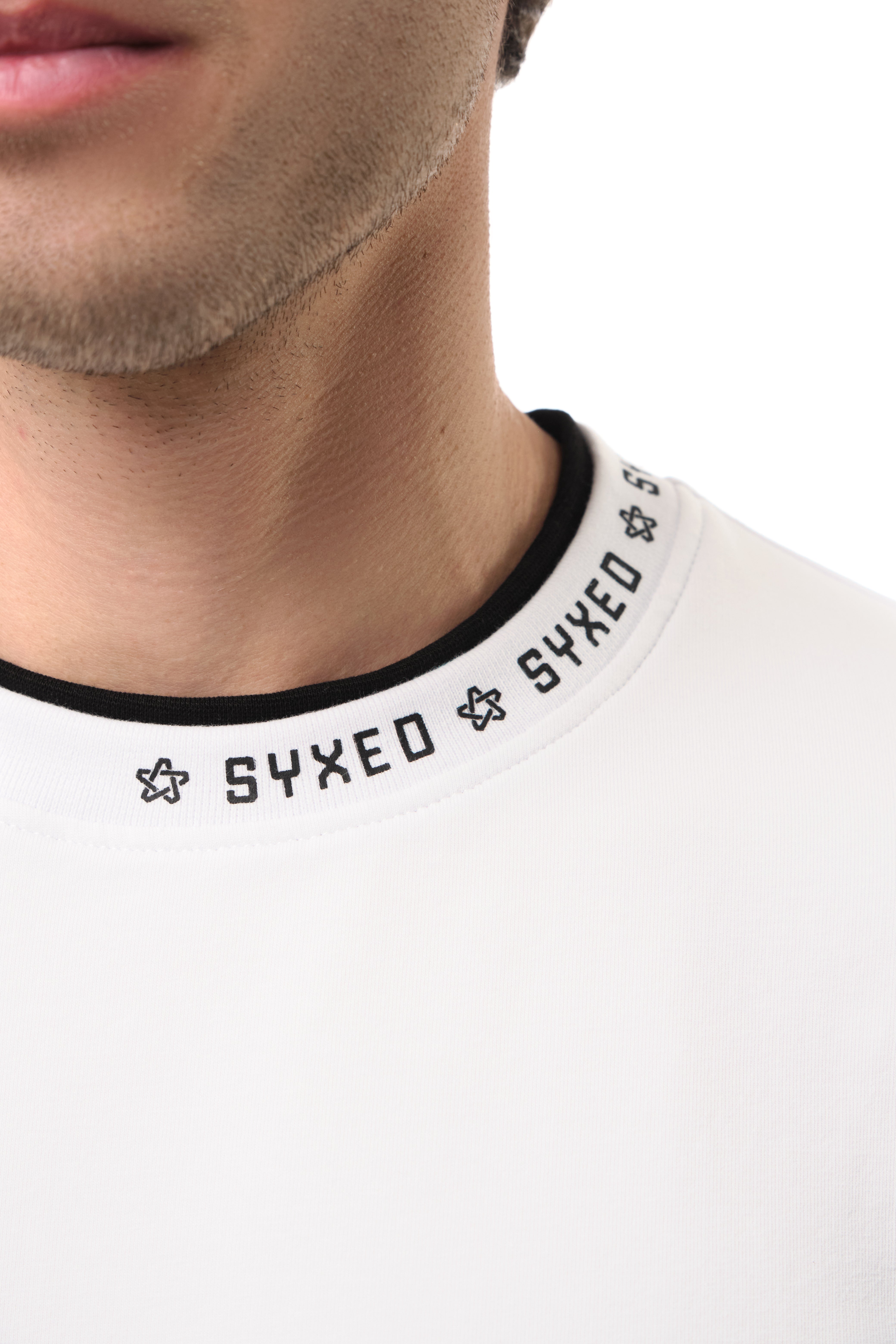 Golddigger White Longsleeve Fire Star