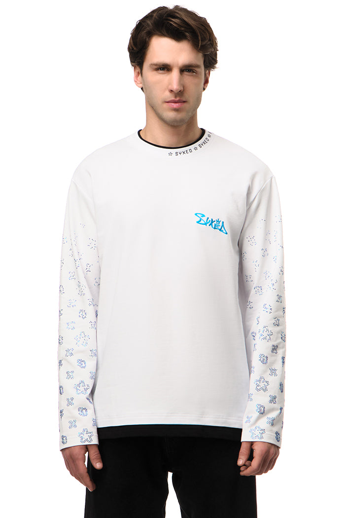 Golddigger White Longsleeve Ice Star