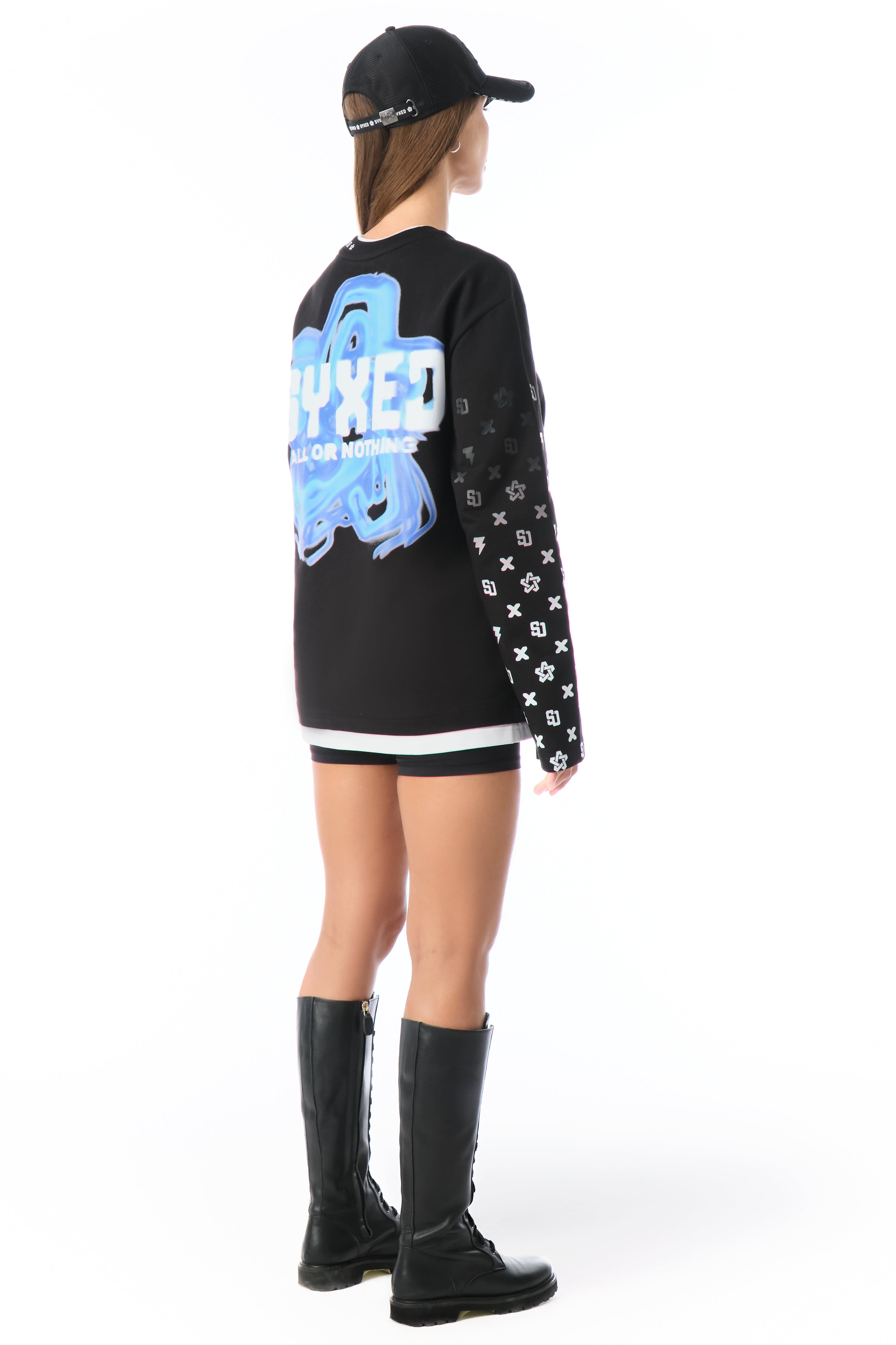 Longsleeve Firehunter Black Ice Star