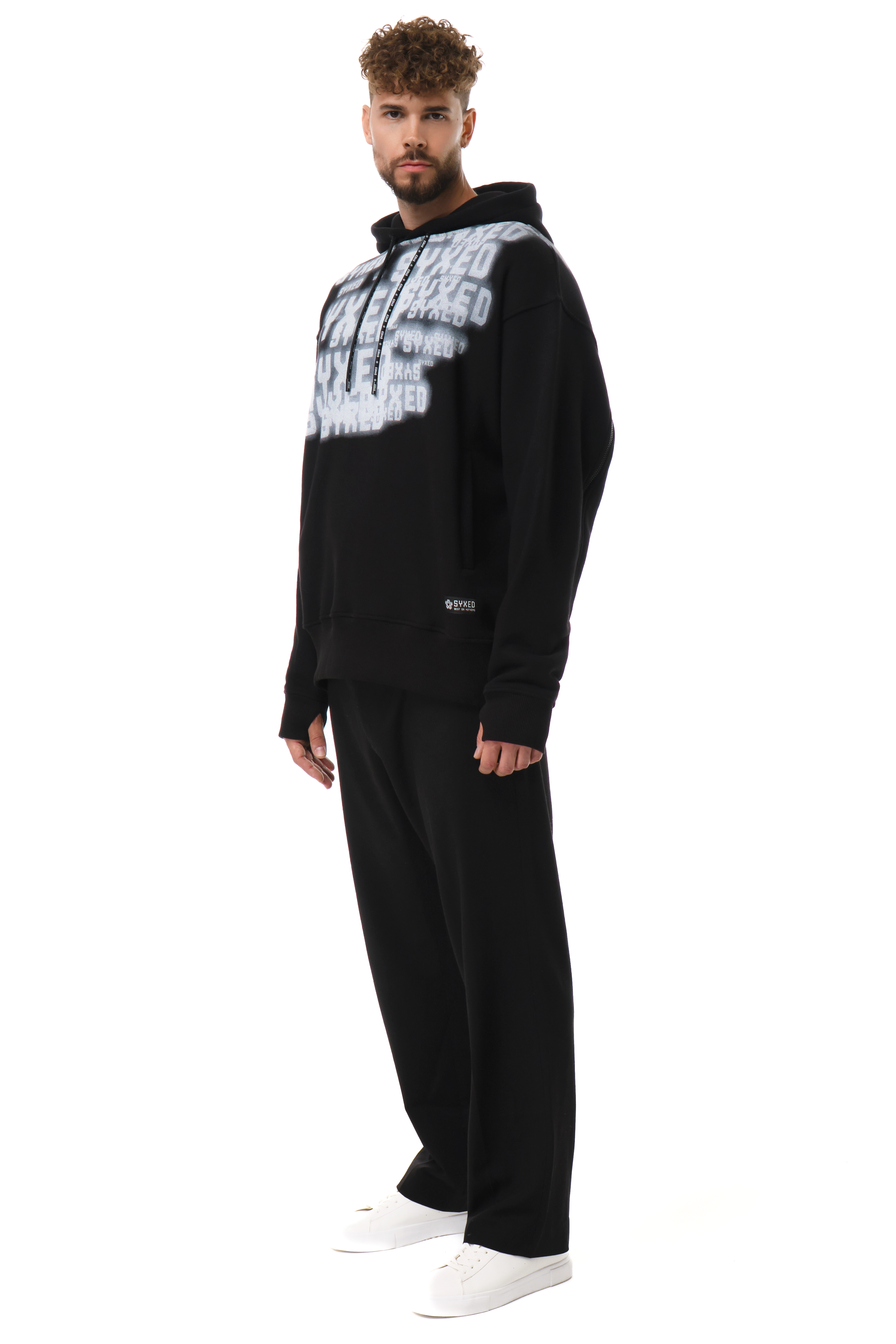 Lightning Hoodie Black Mist