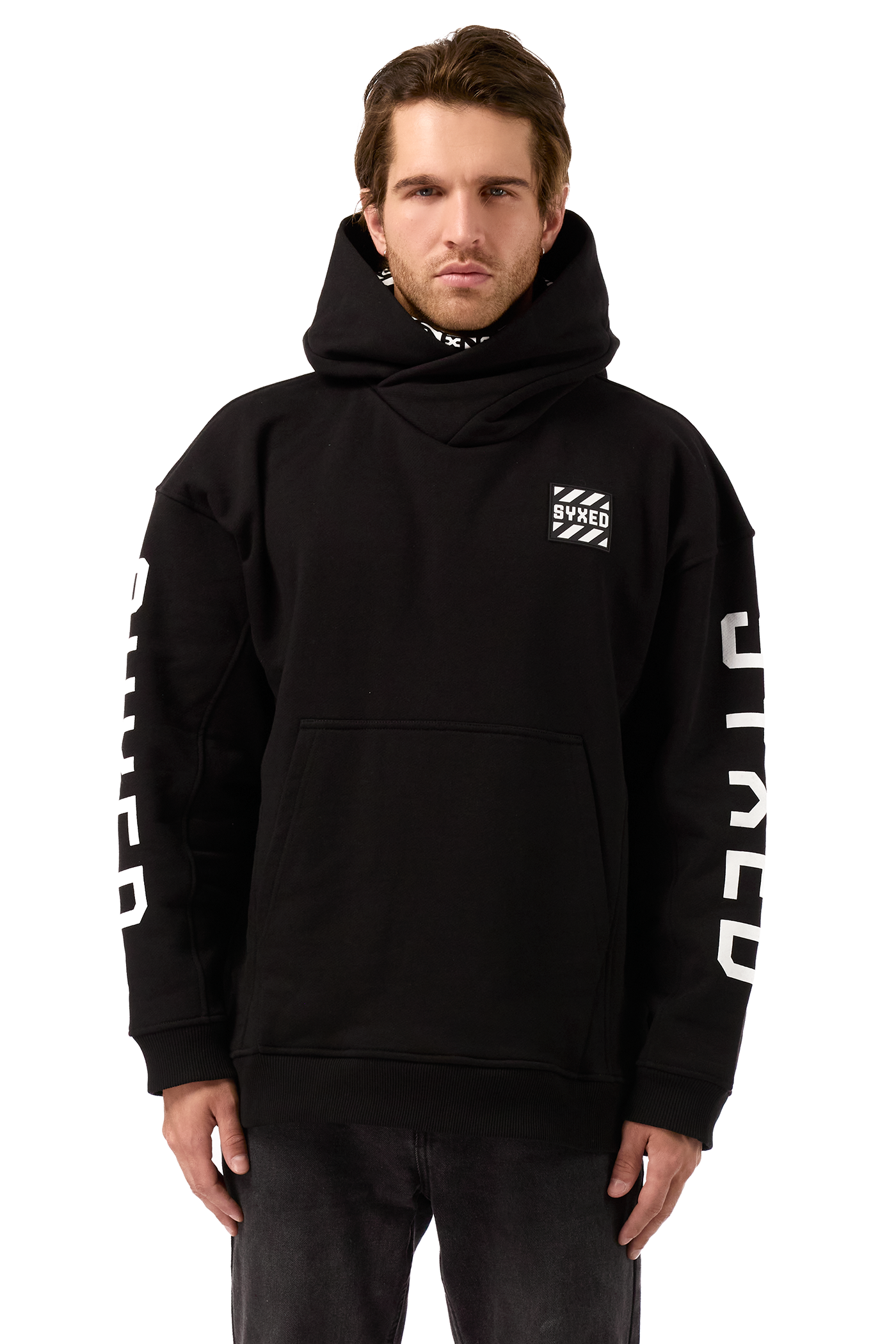 Restrict Arc Black Hoodie Star