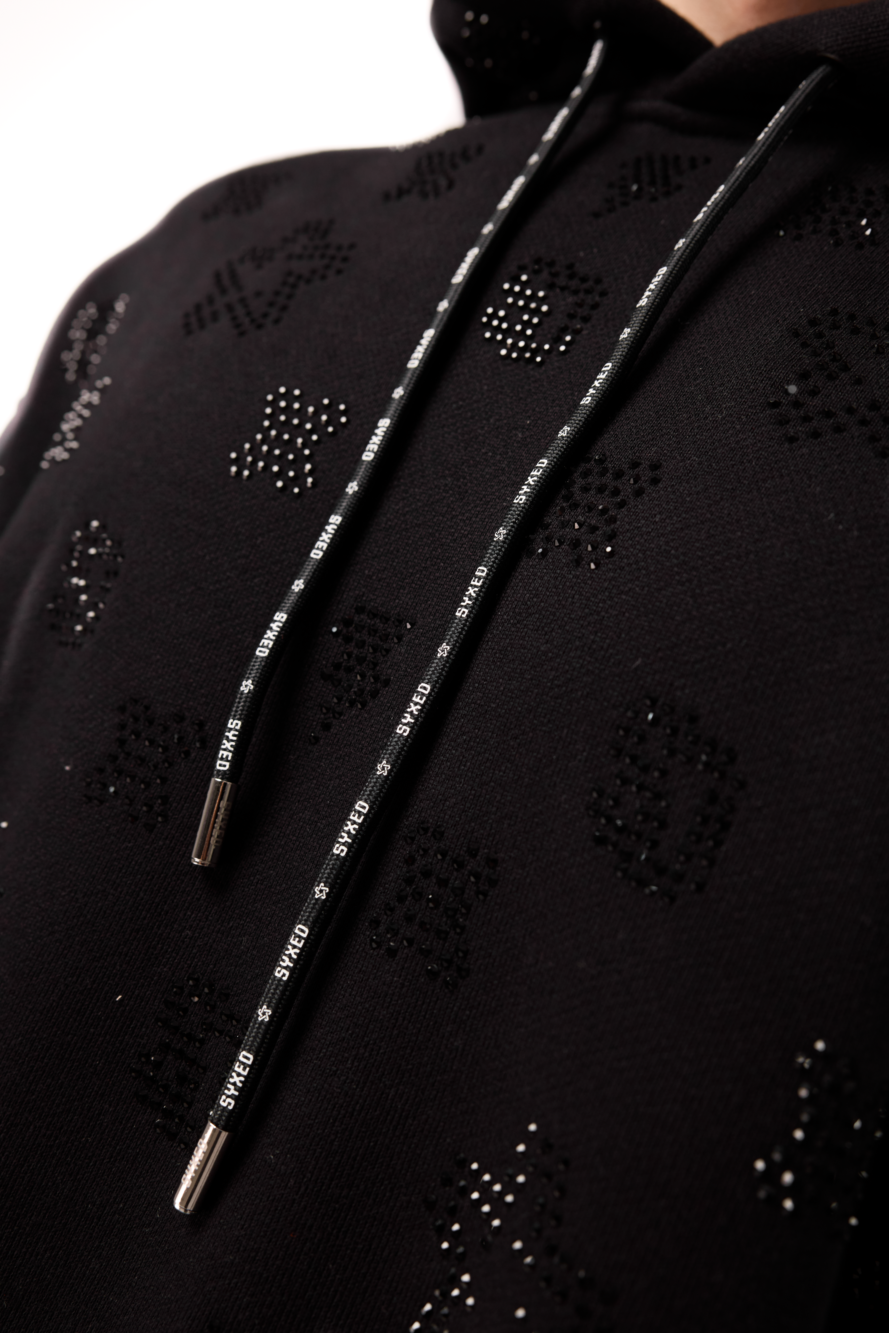 Hoodie Lightning Black Gems