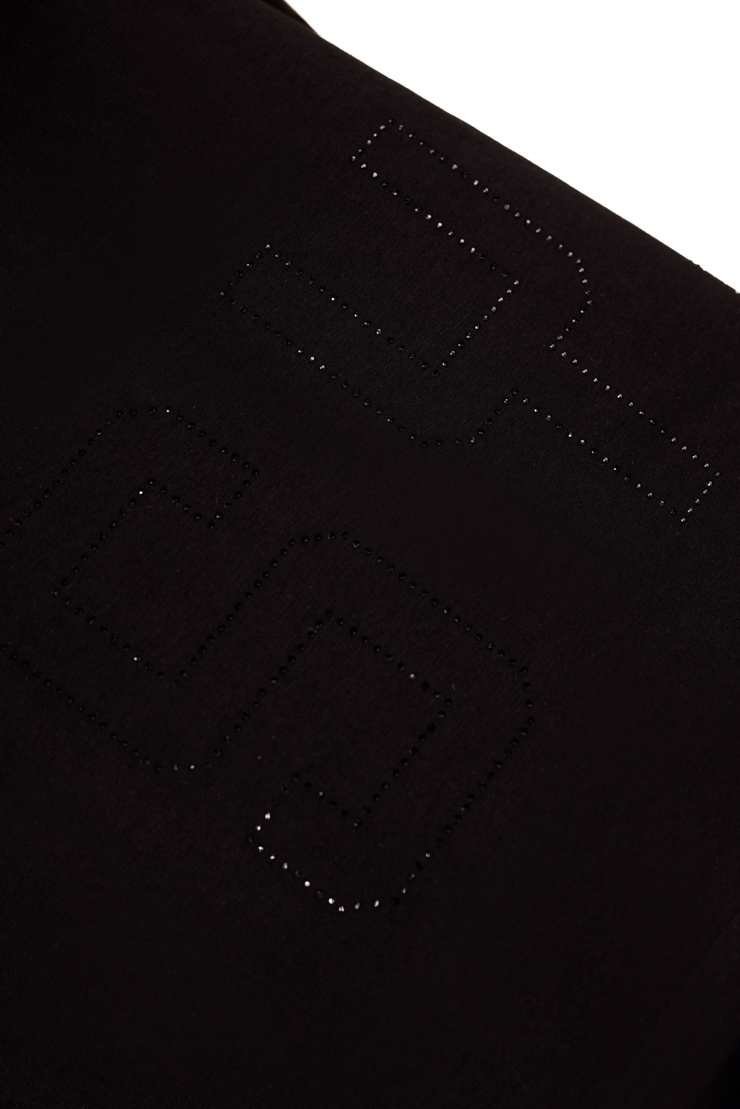 Glitz T-Shirt Black with Black gems