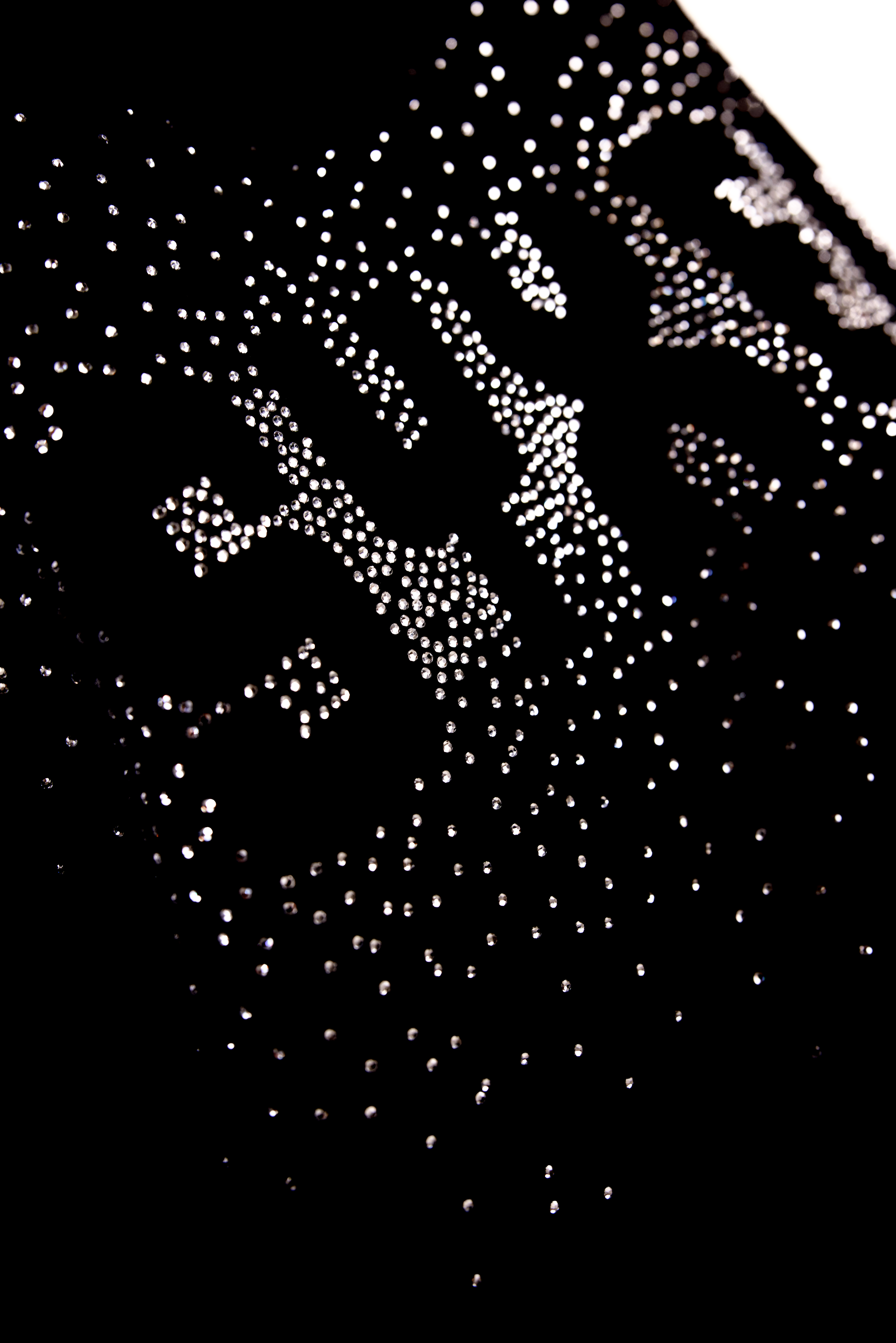 Hoodie Lightning White Gems