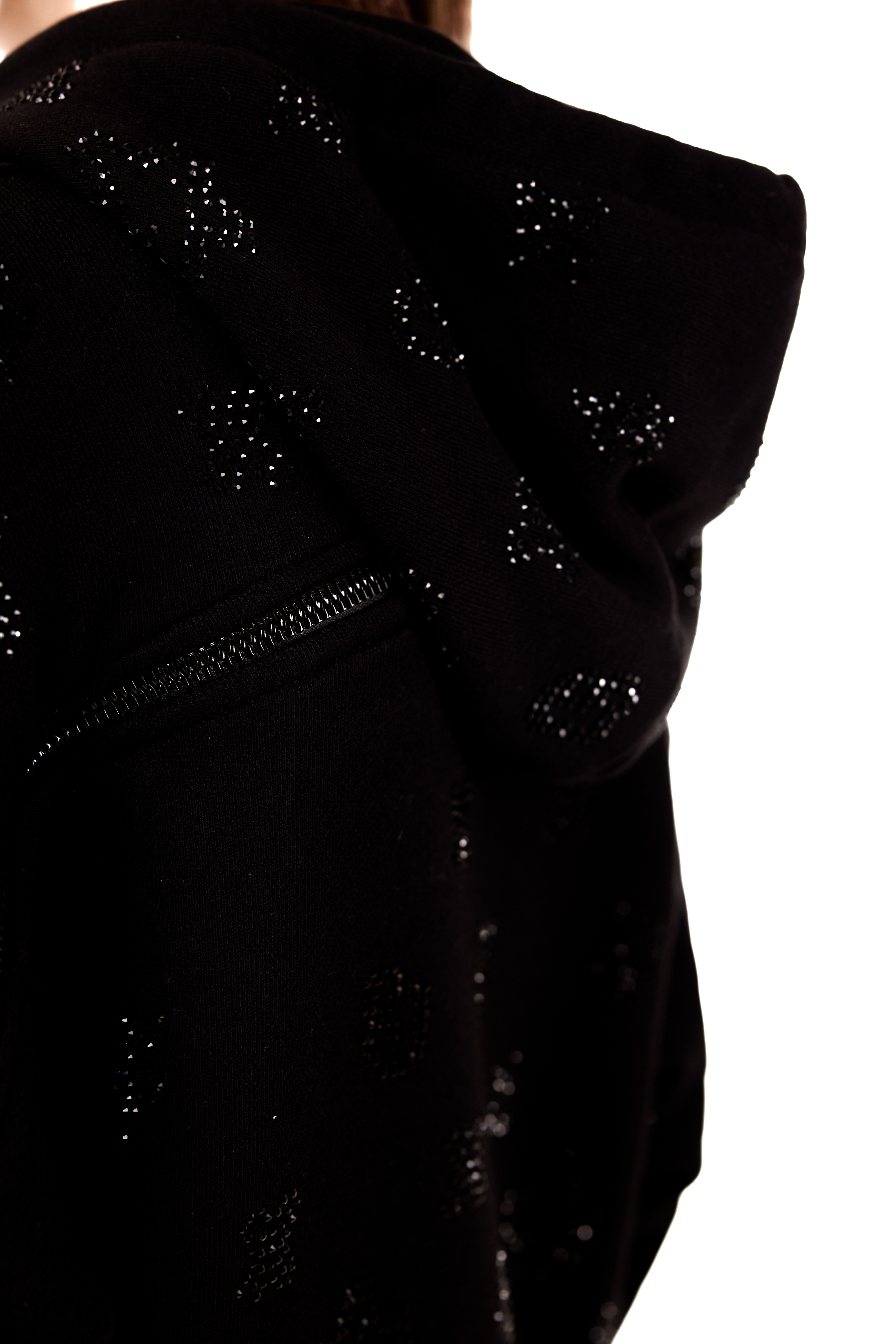 Lightning Hoodie Black Gems