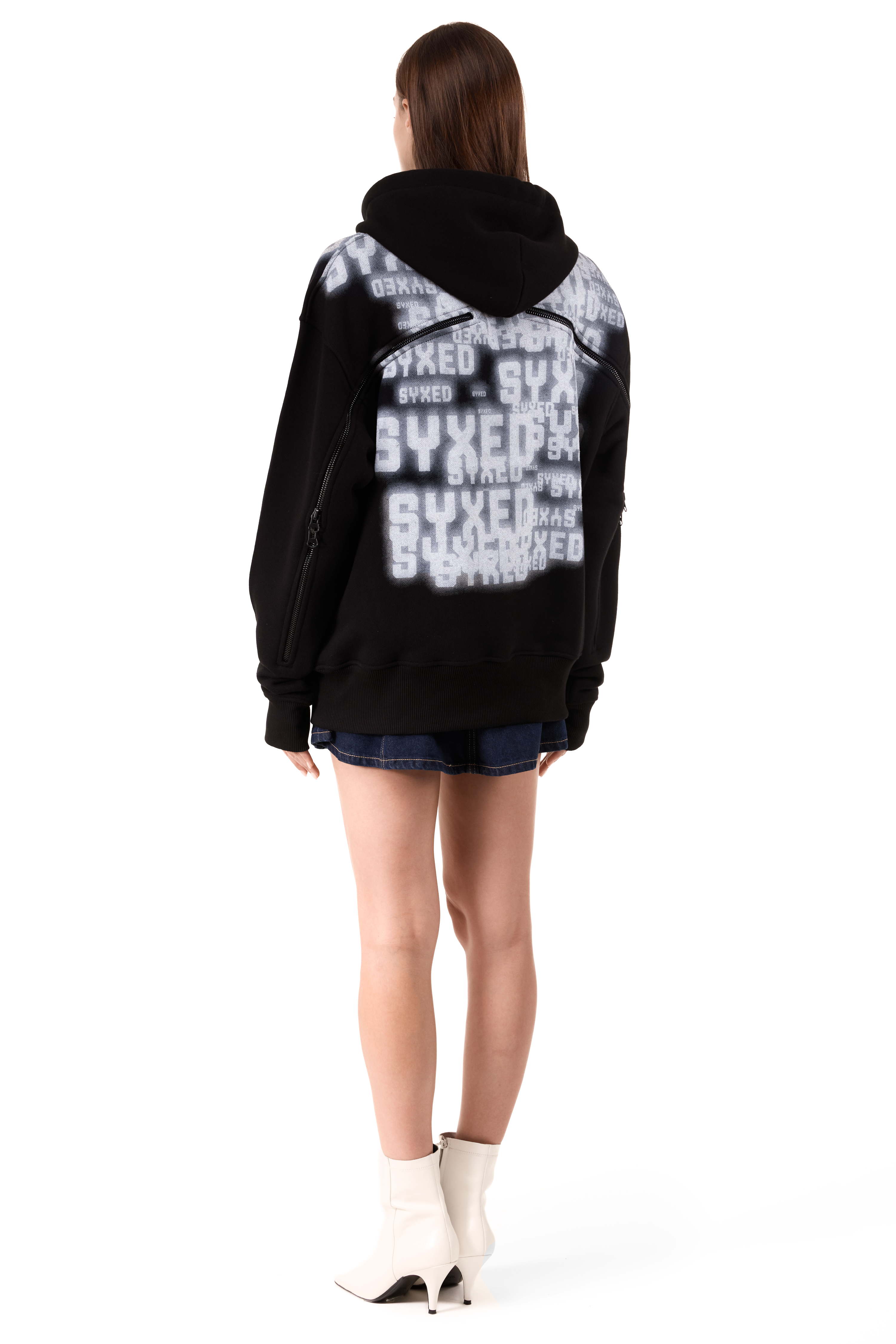 Hoodie Lightning Black Mist