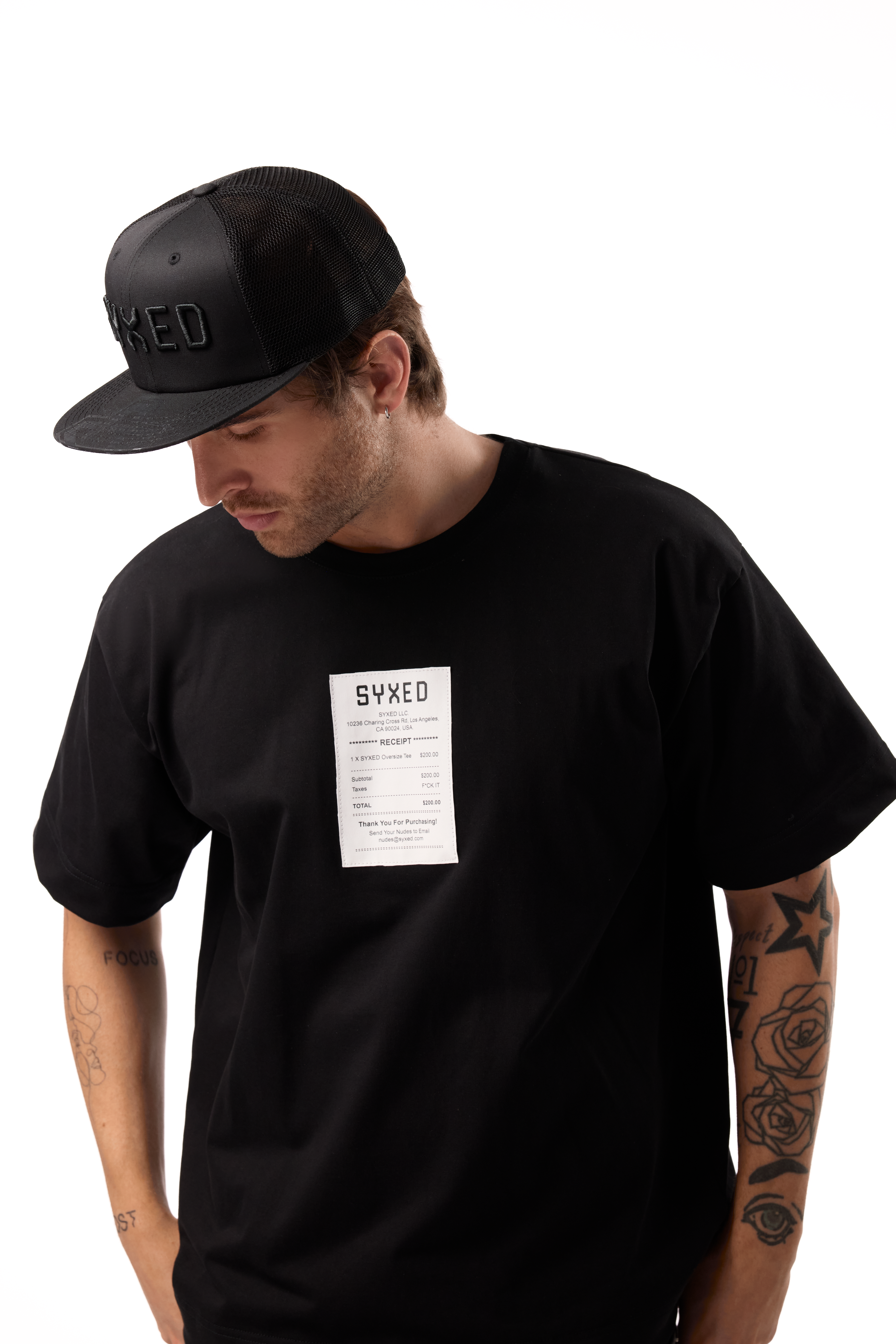 Blackside Snapback With Net Back