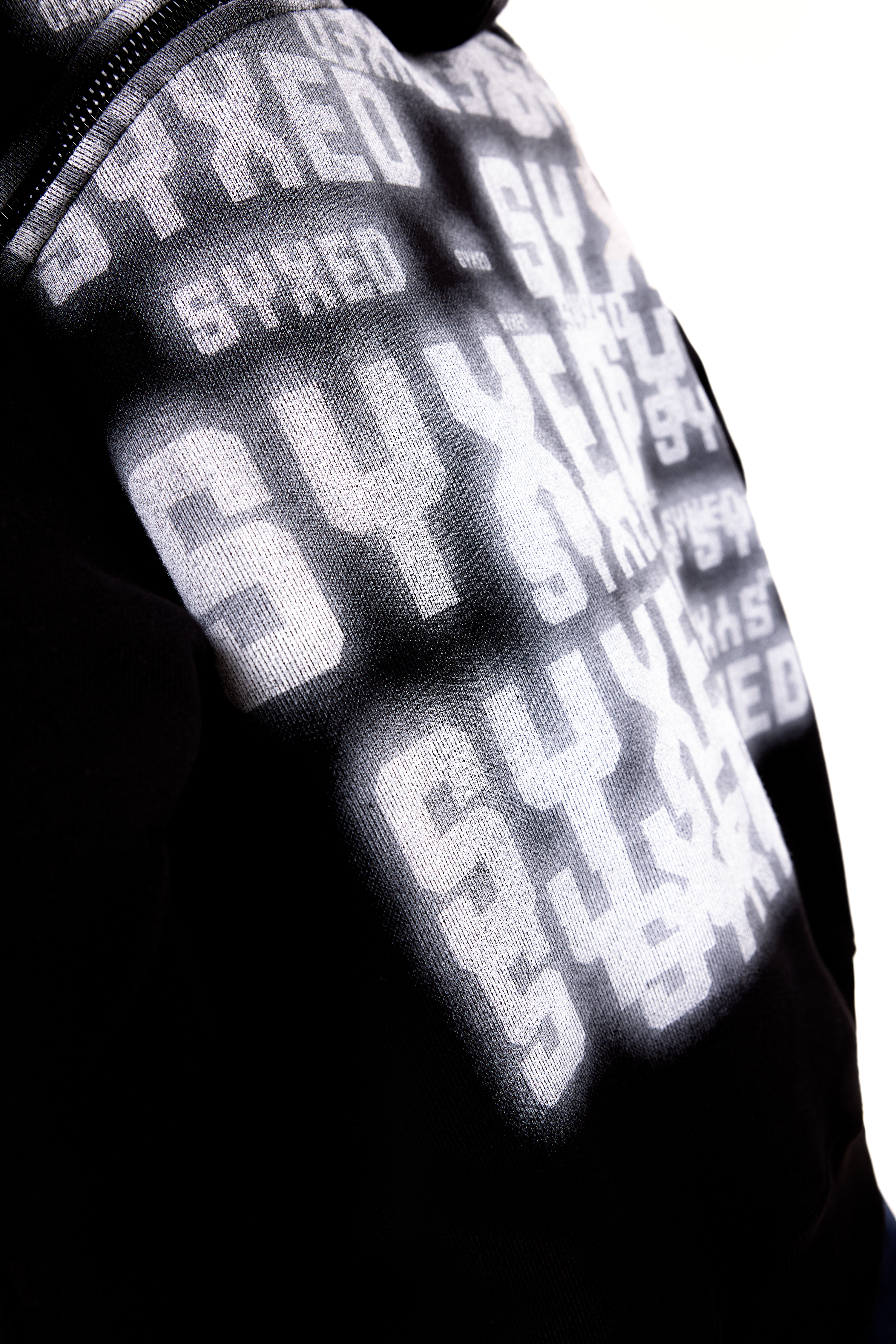 Hoodie Lightning Black Mist