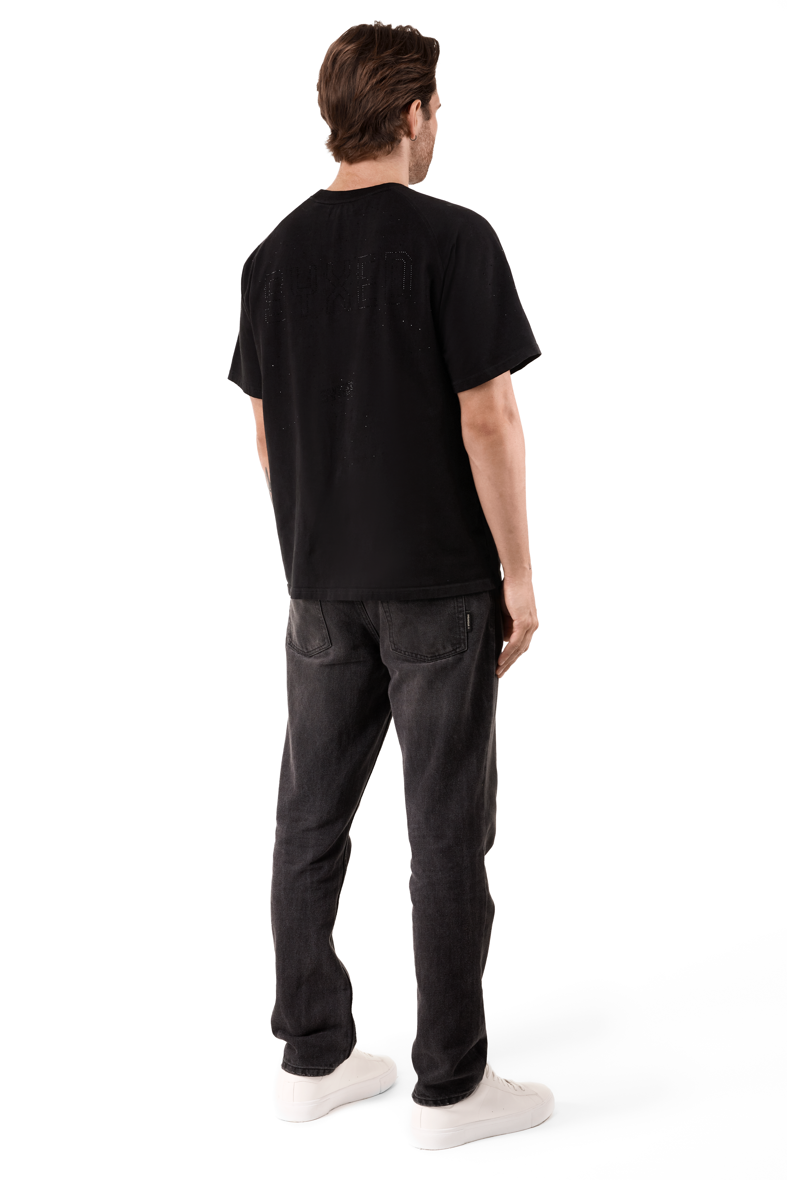 Galaxia T-Shirt Black with Black gems