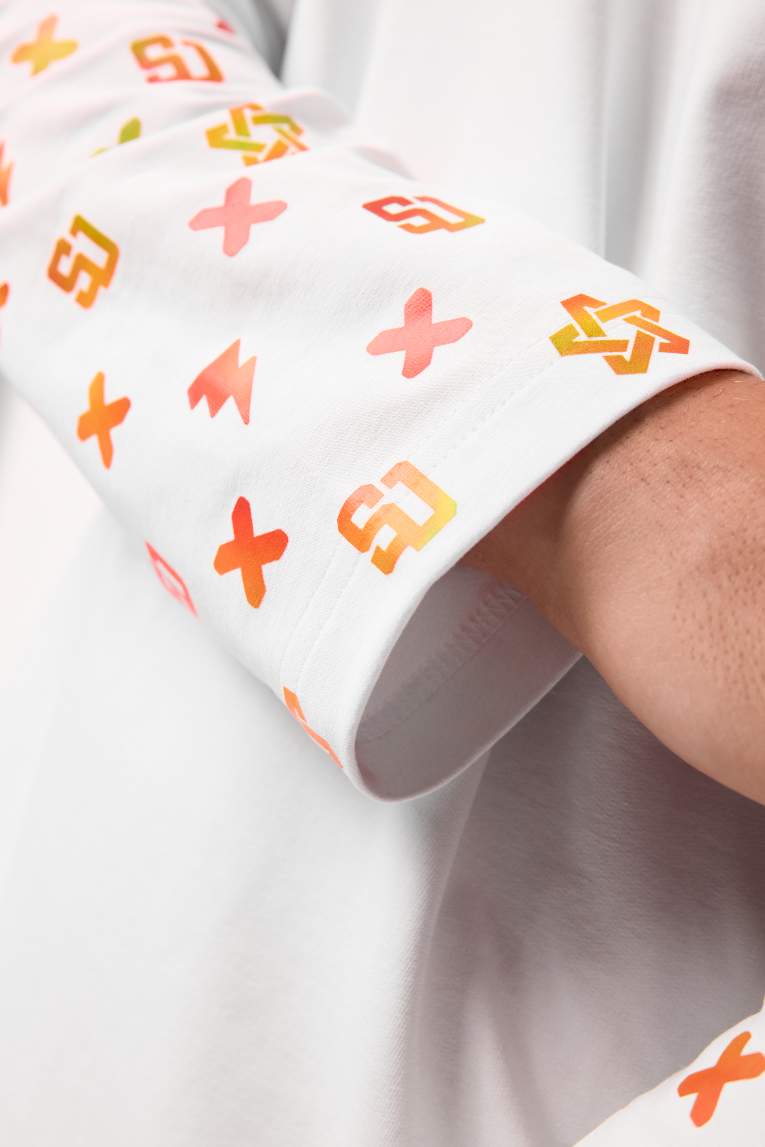 Longsleeve Firehunter White Fire Star