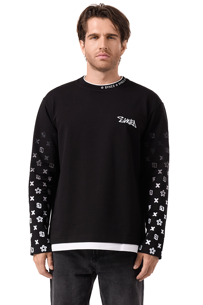Firehunter Black Longsleeve Fire Star