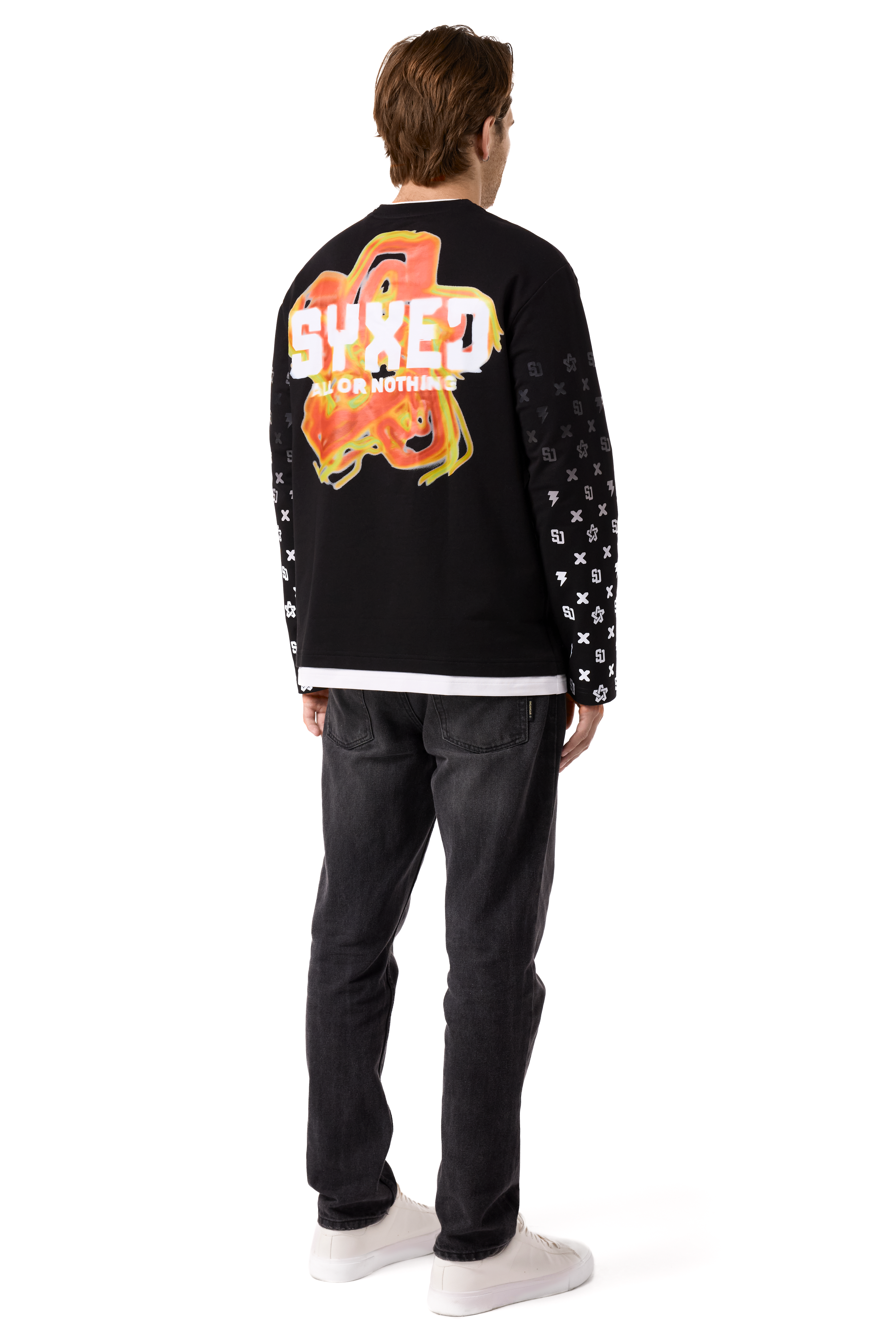Firehunter Black Longsleeve Fire Star
