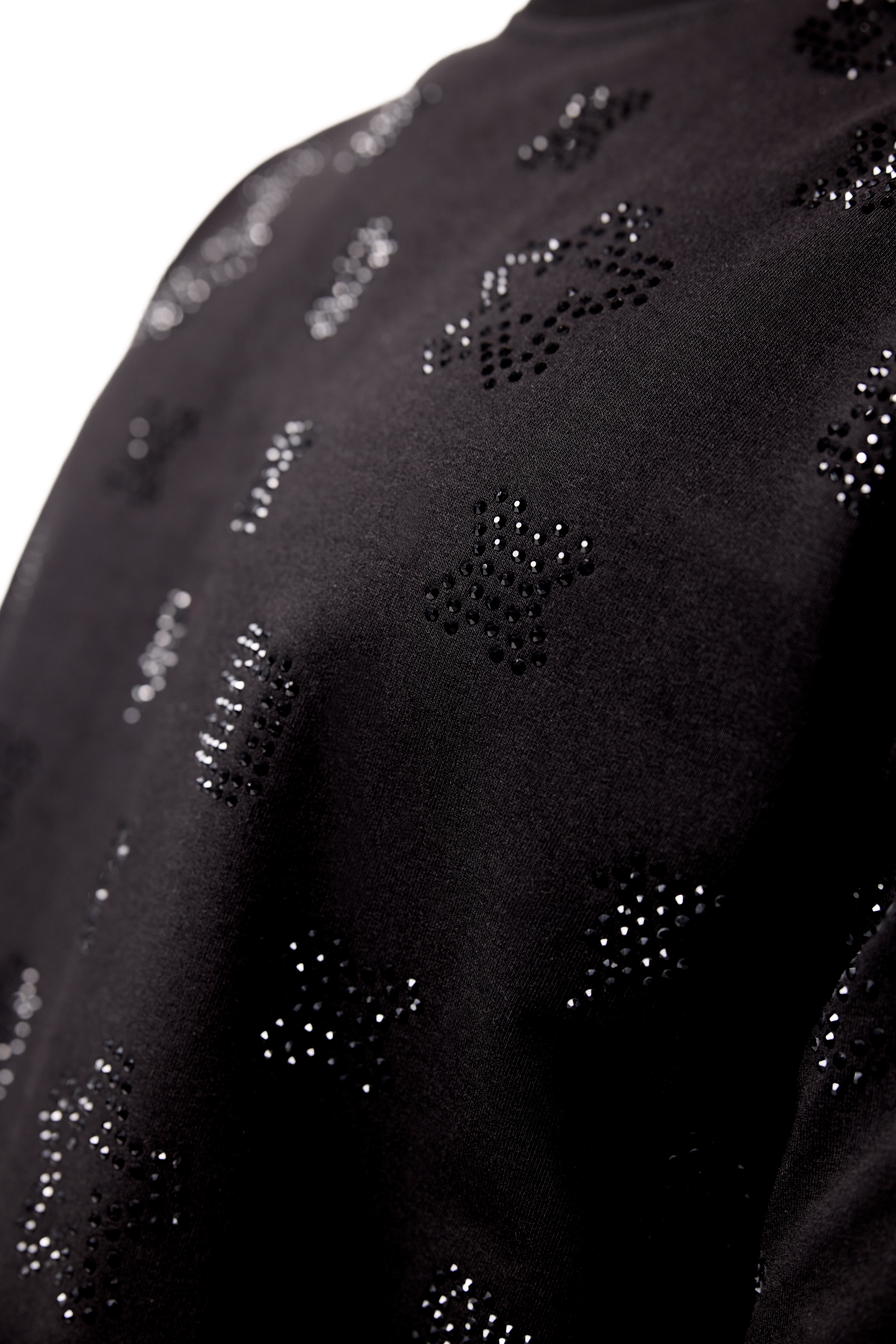 Longsleeve Cashier Black with Black gems