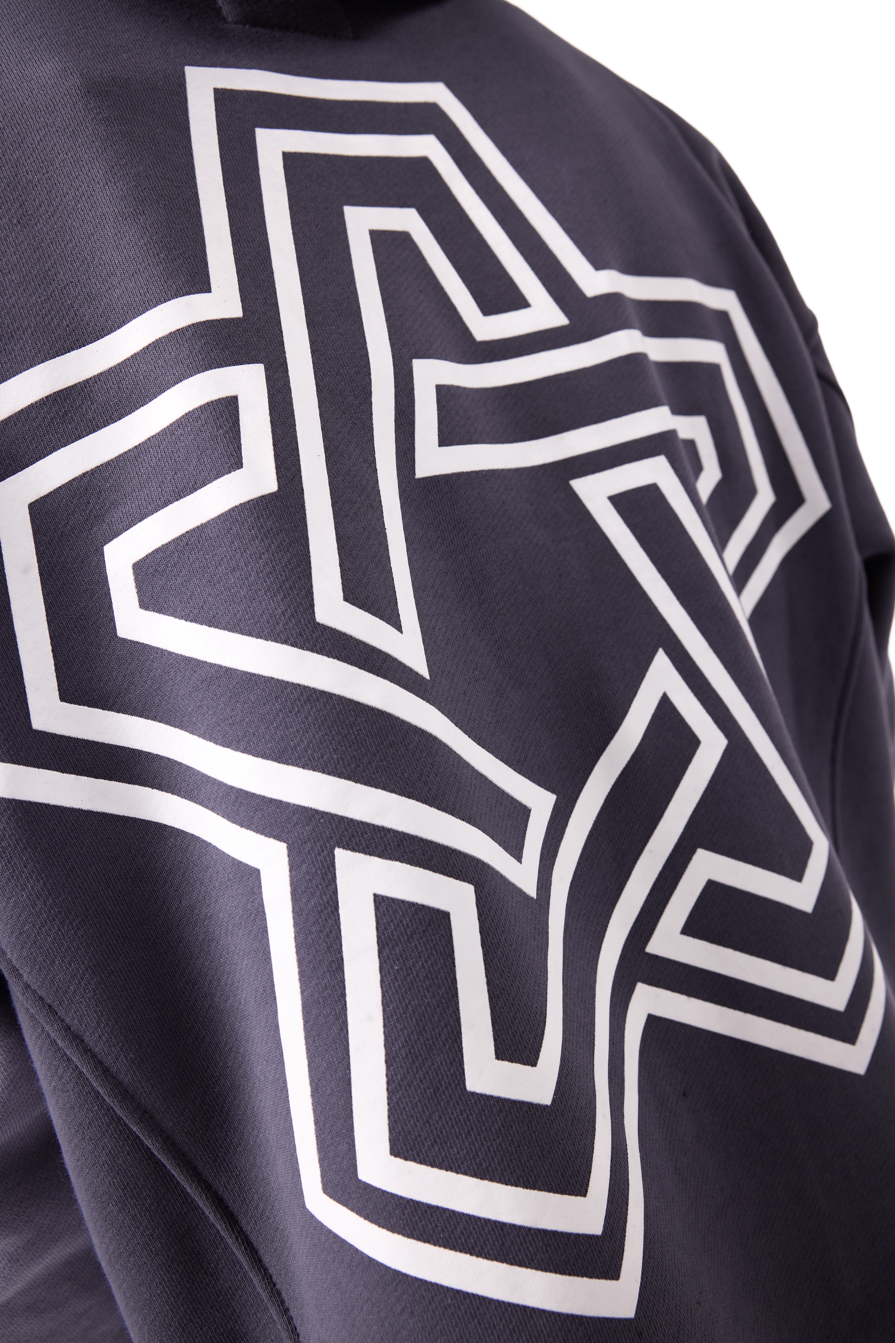 Restrict Arc Grey Hoodie Star