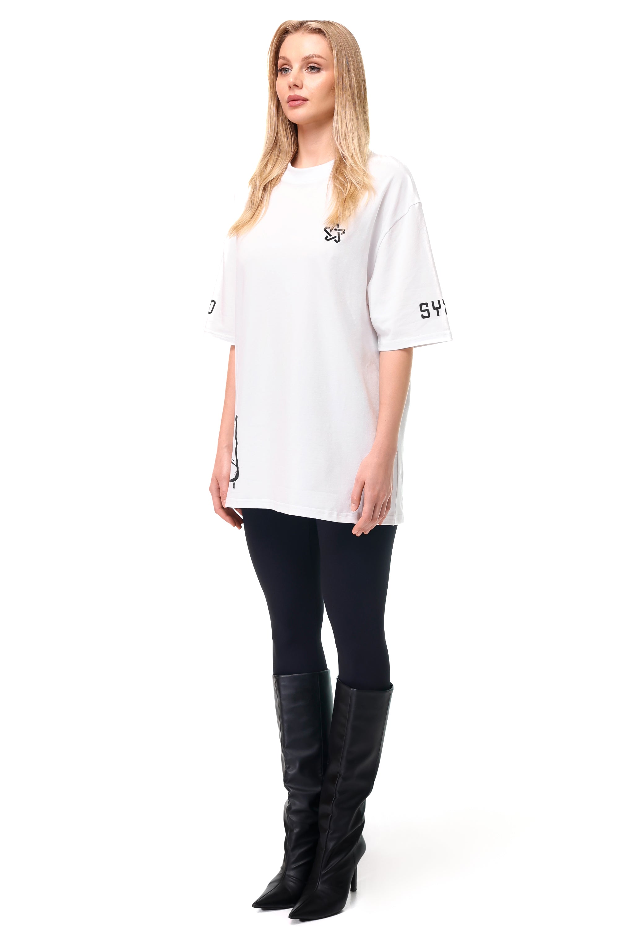 T-Shirt Angels Graffiti White