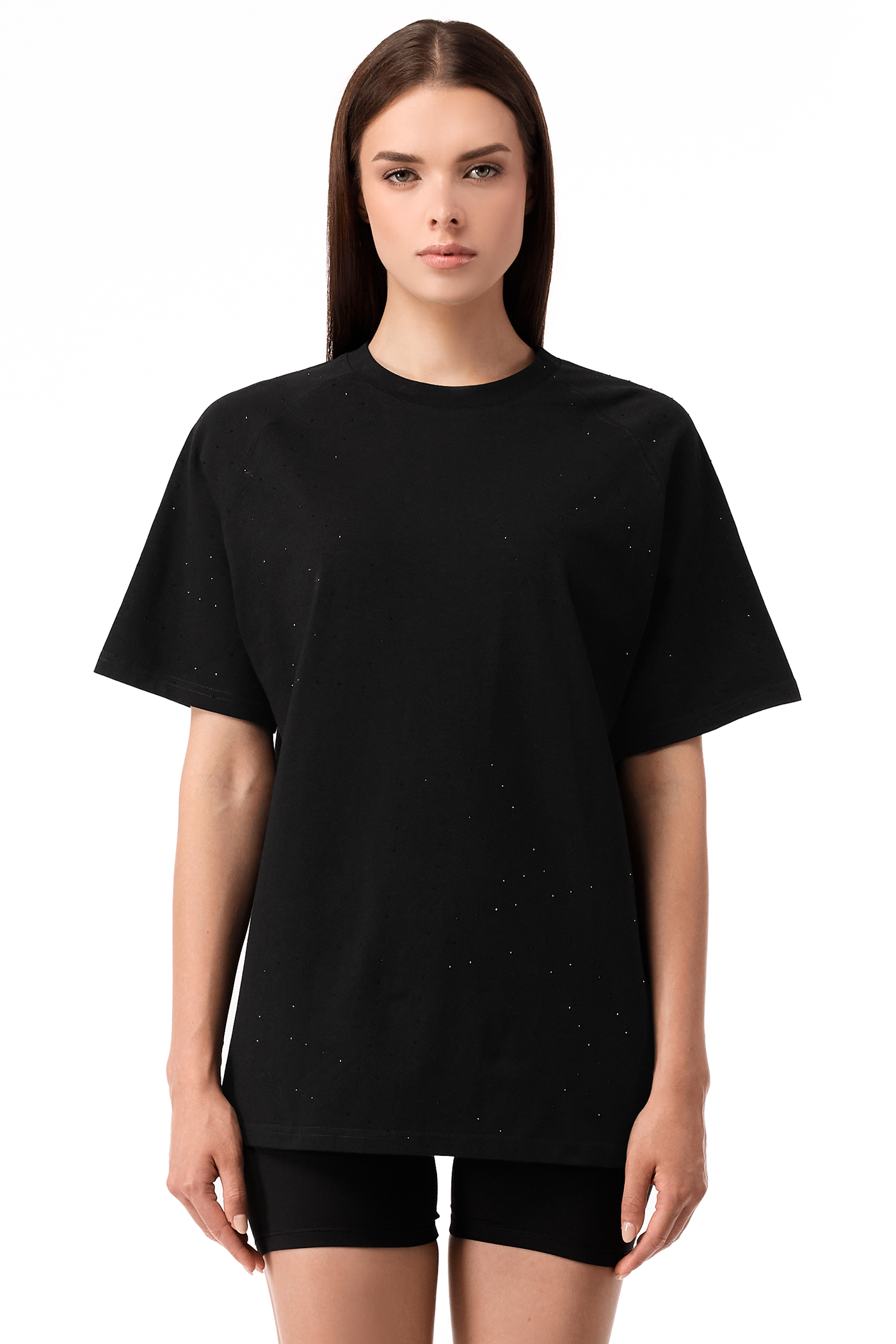 T-Shirt Galaxia Black with Black gems