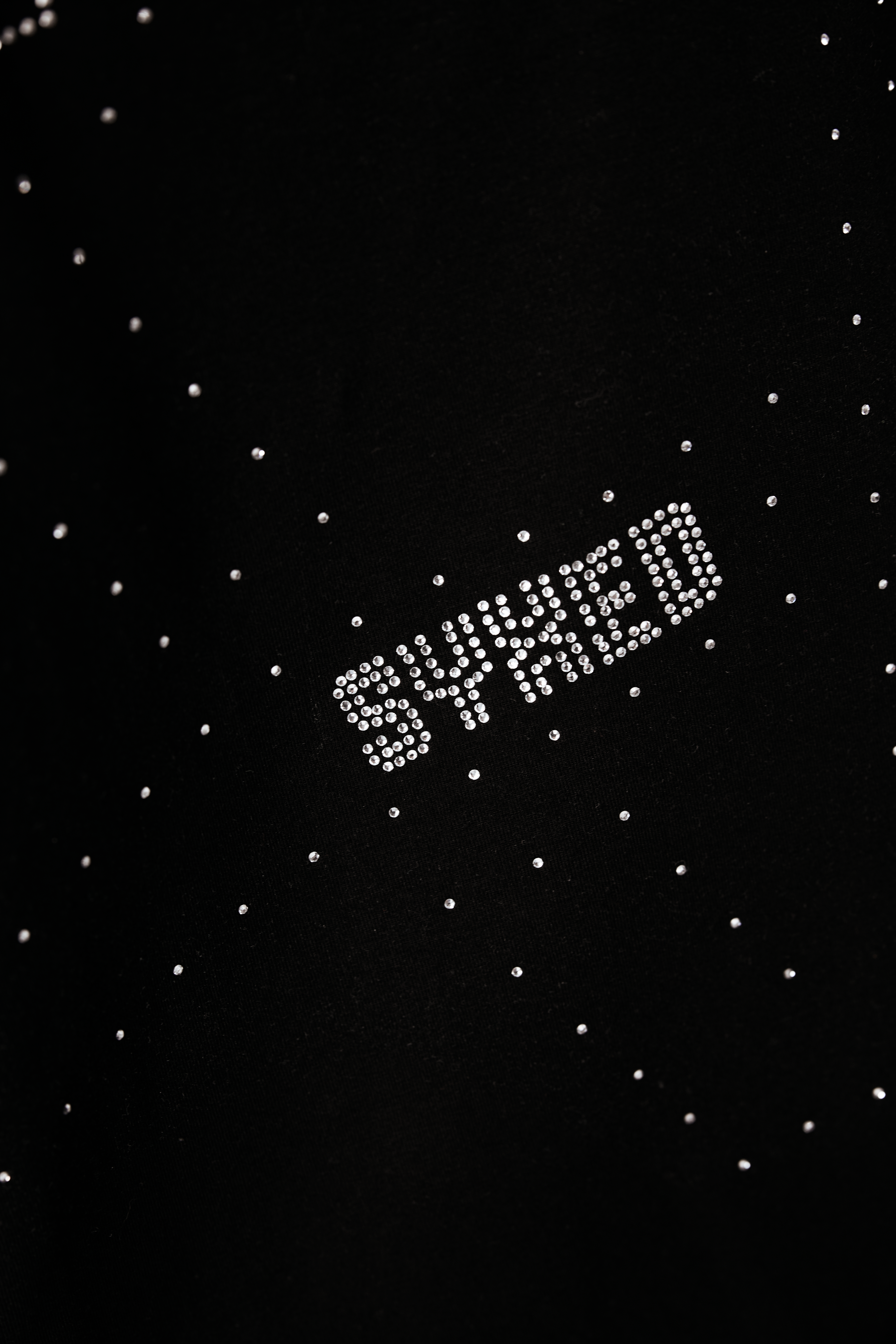 T-Shirt Galaxia Black with White gems