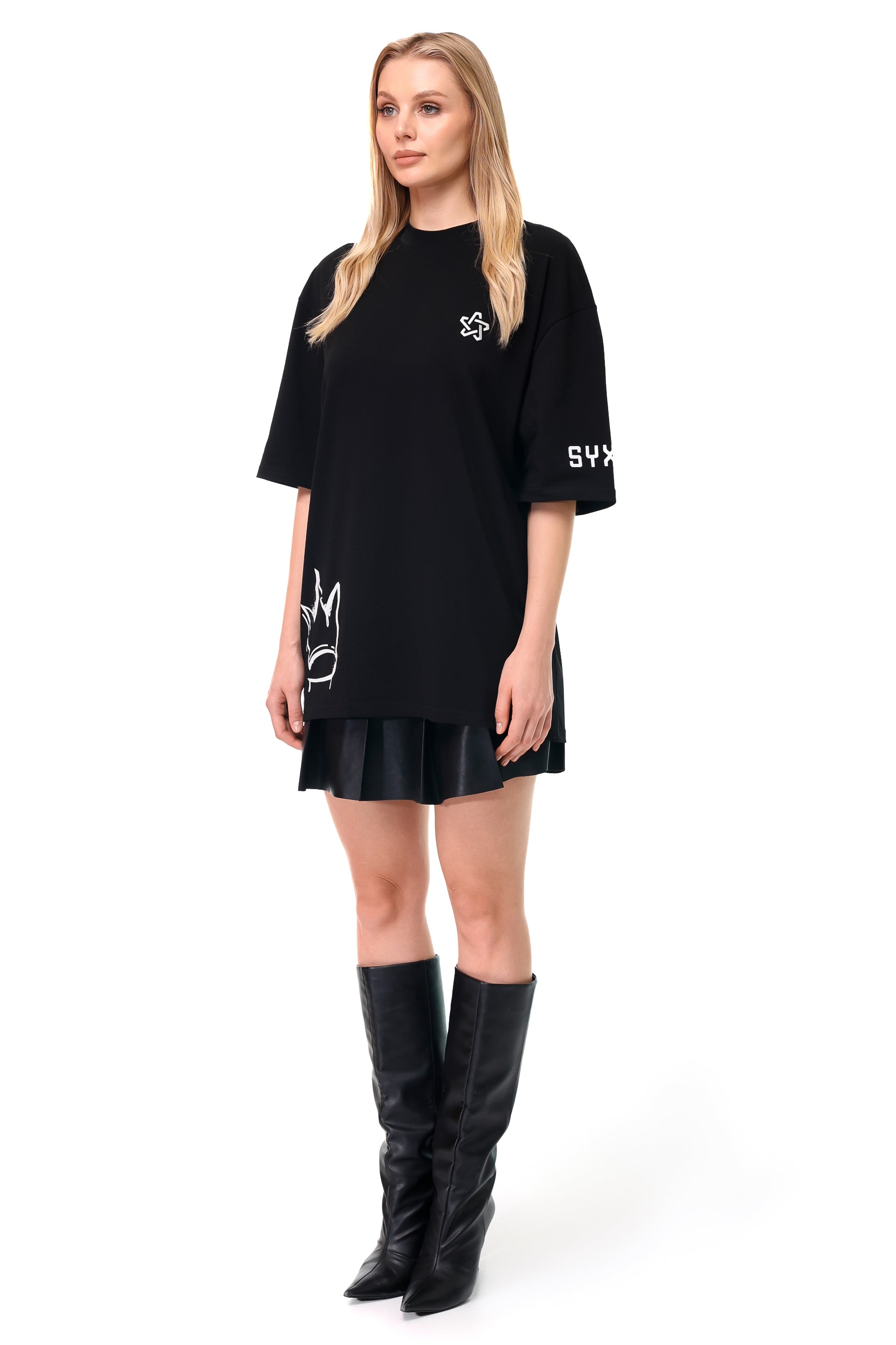T-Shirt Angels Graffiti Black