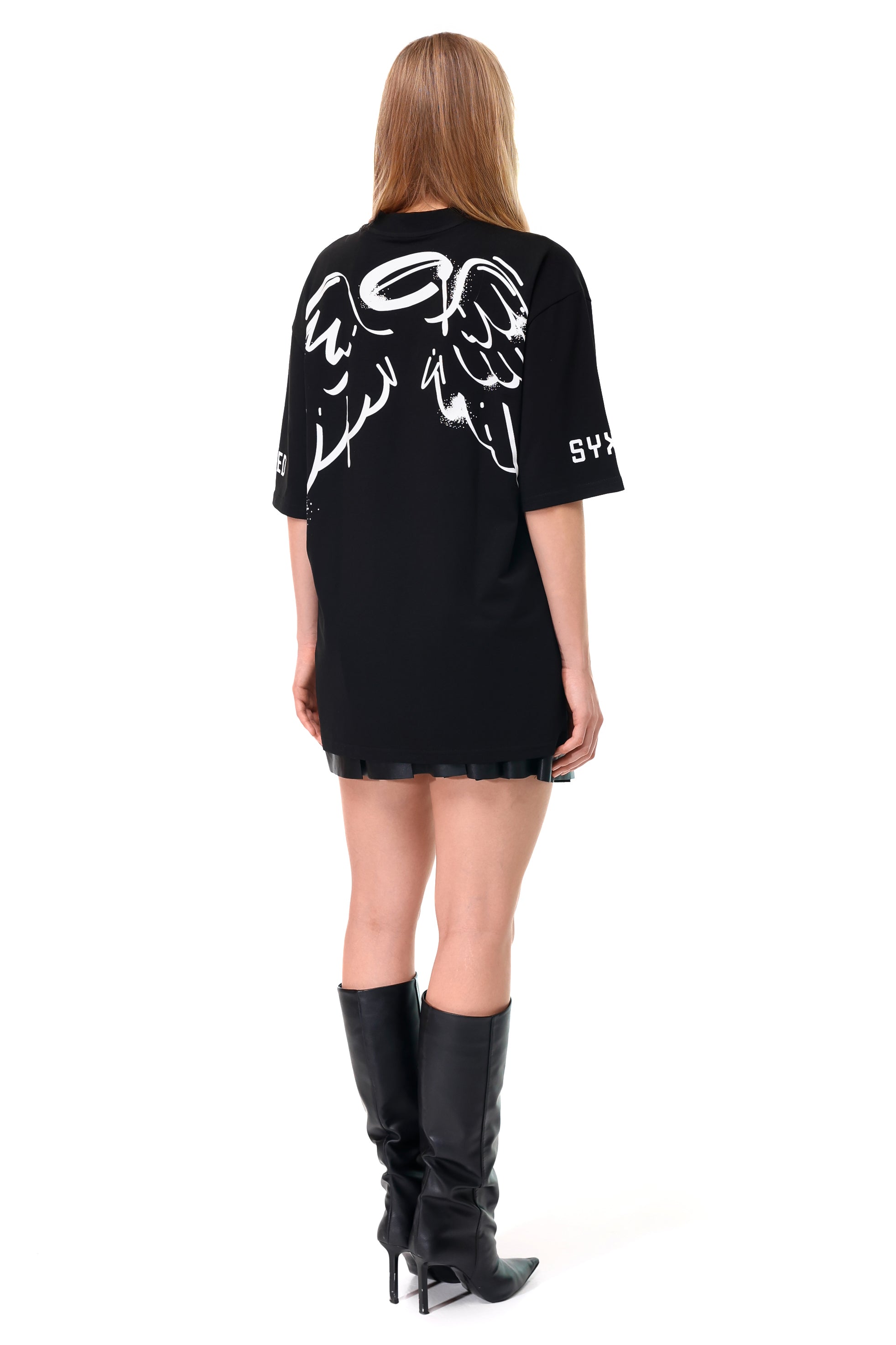 T-Shirt Angels Graffiti Black