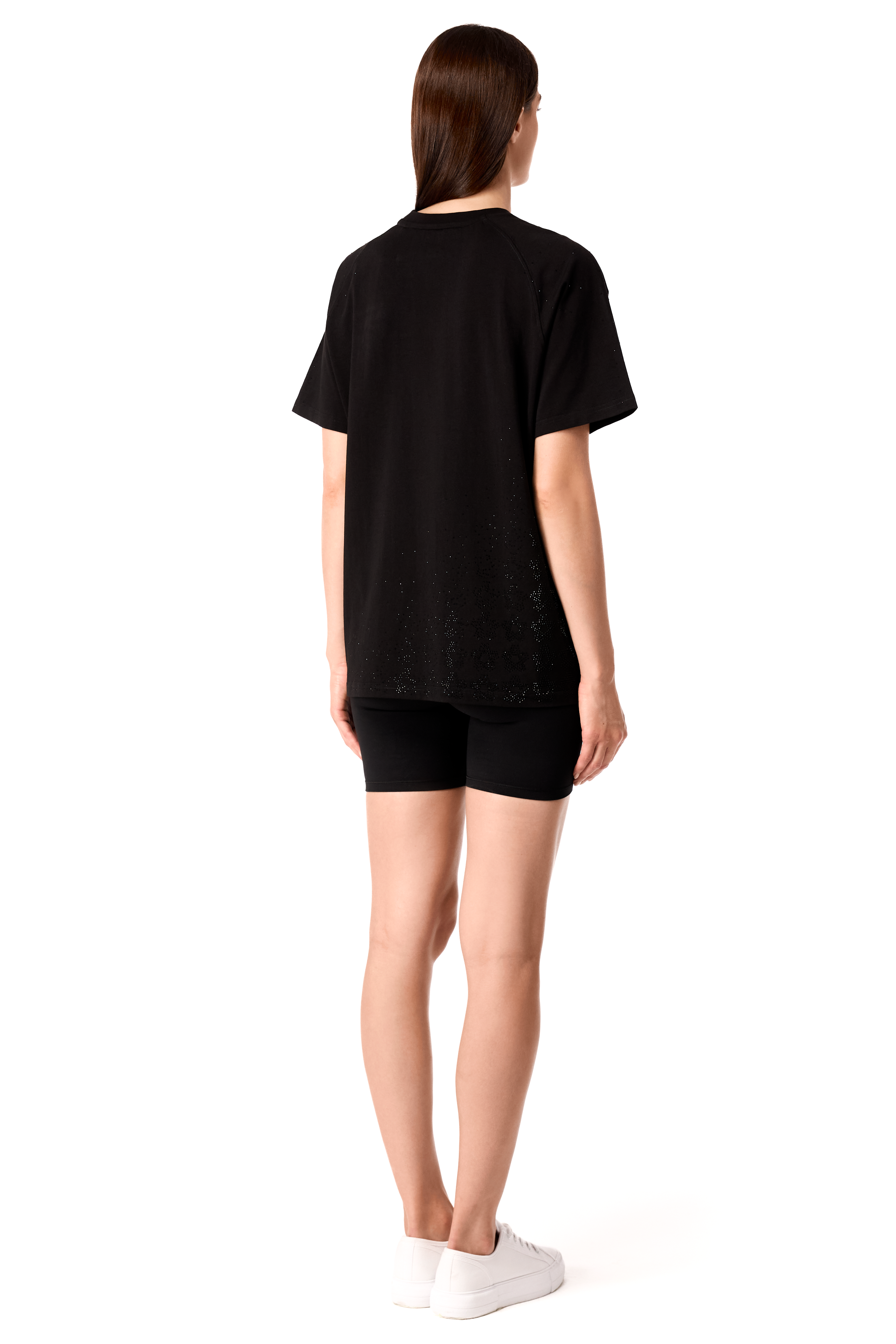 T-Shirt Lumina Black with Black gems