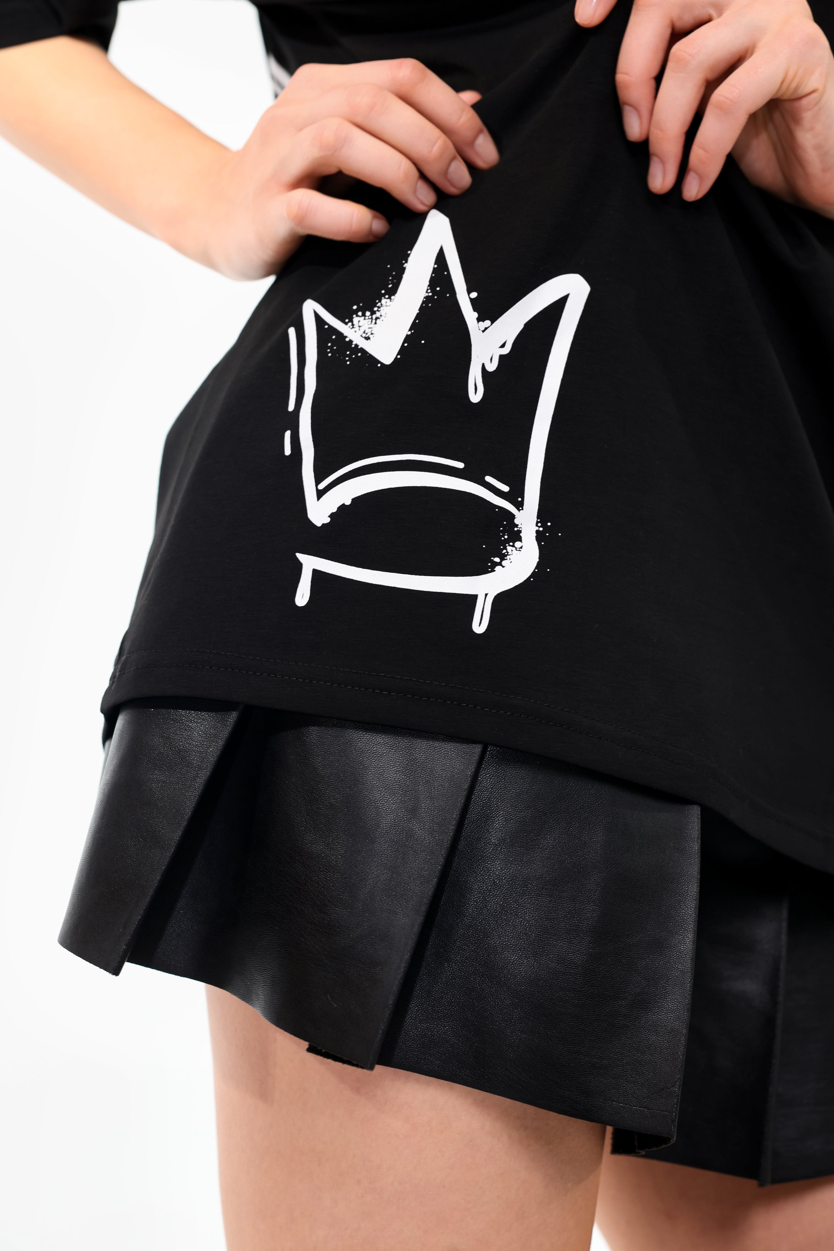 T-Shirt Angels Graffiti Black