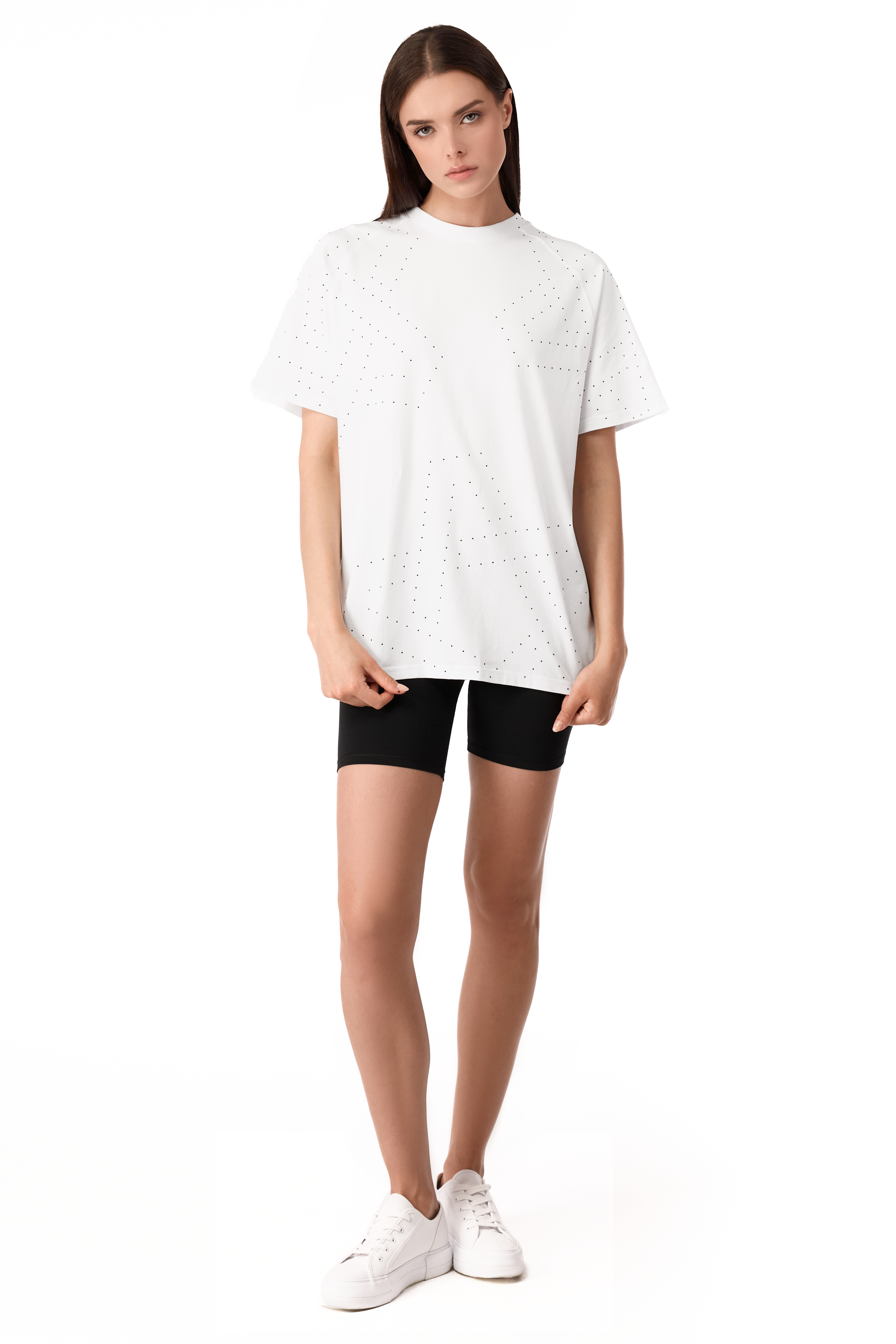 Galaxia T-Shirt White with Black gems