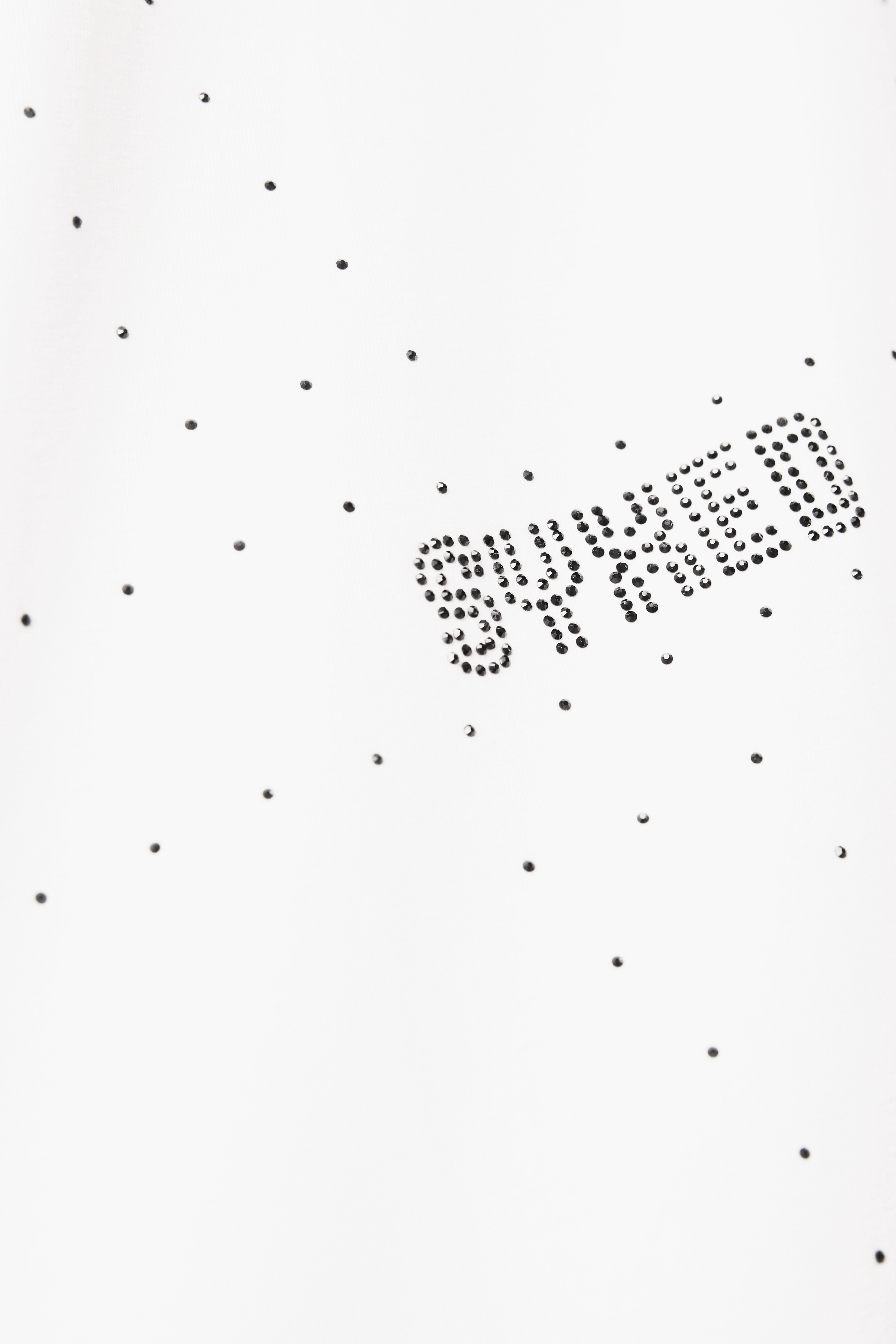 T-Shirt Galaxia White with Black gems