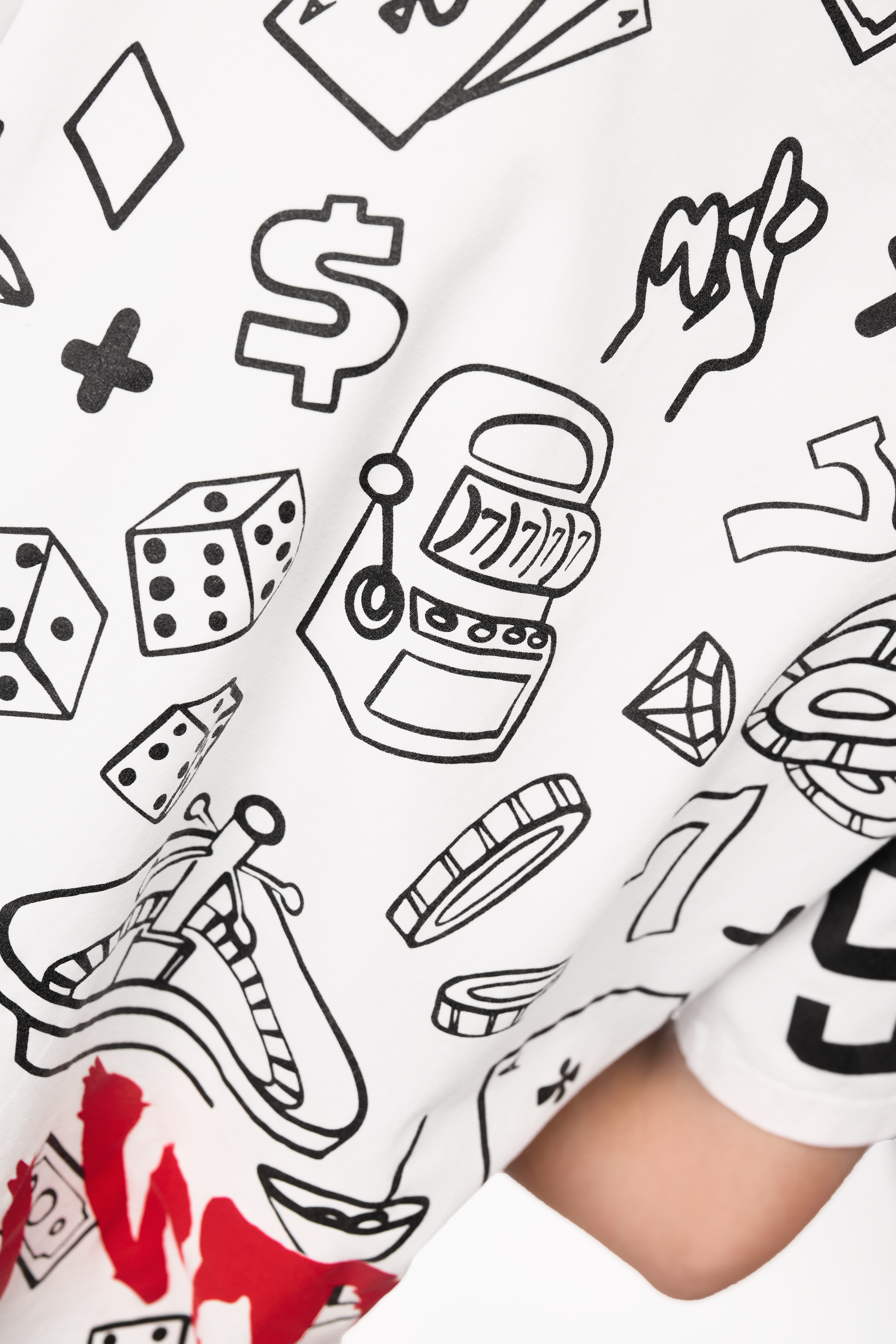 Gambling Tales White T-Shirt