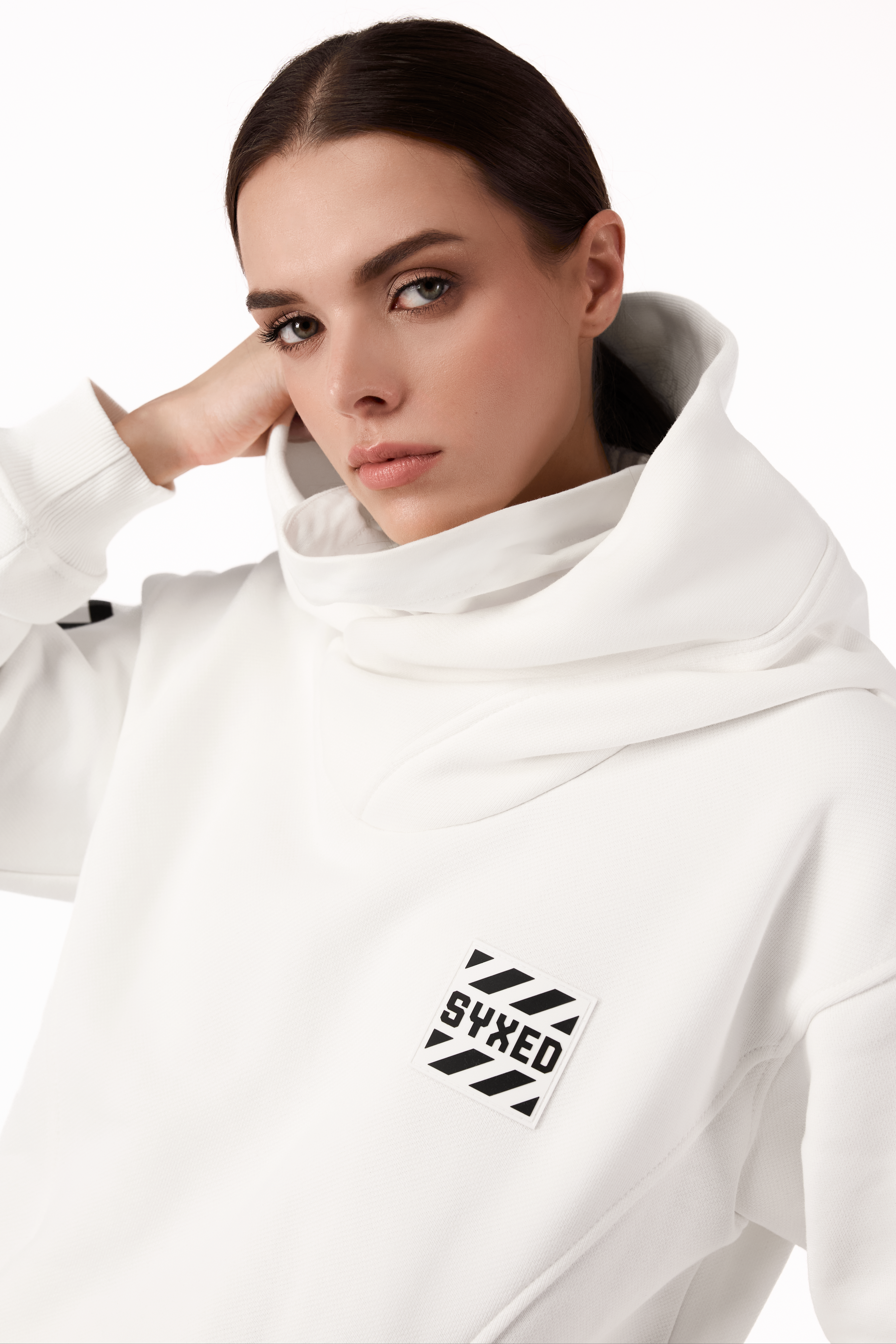 Hoodie Restrict Shadow White