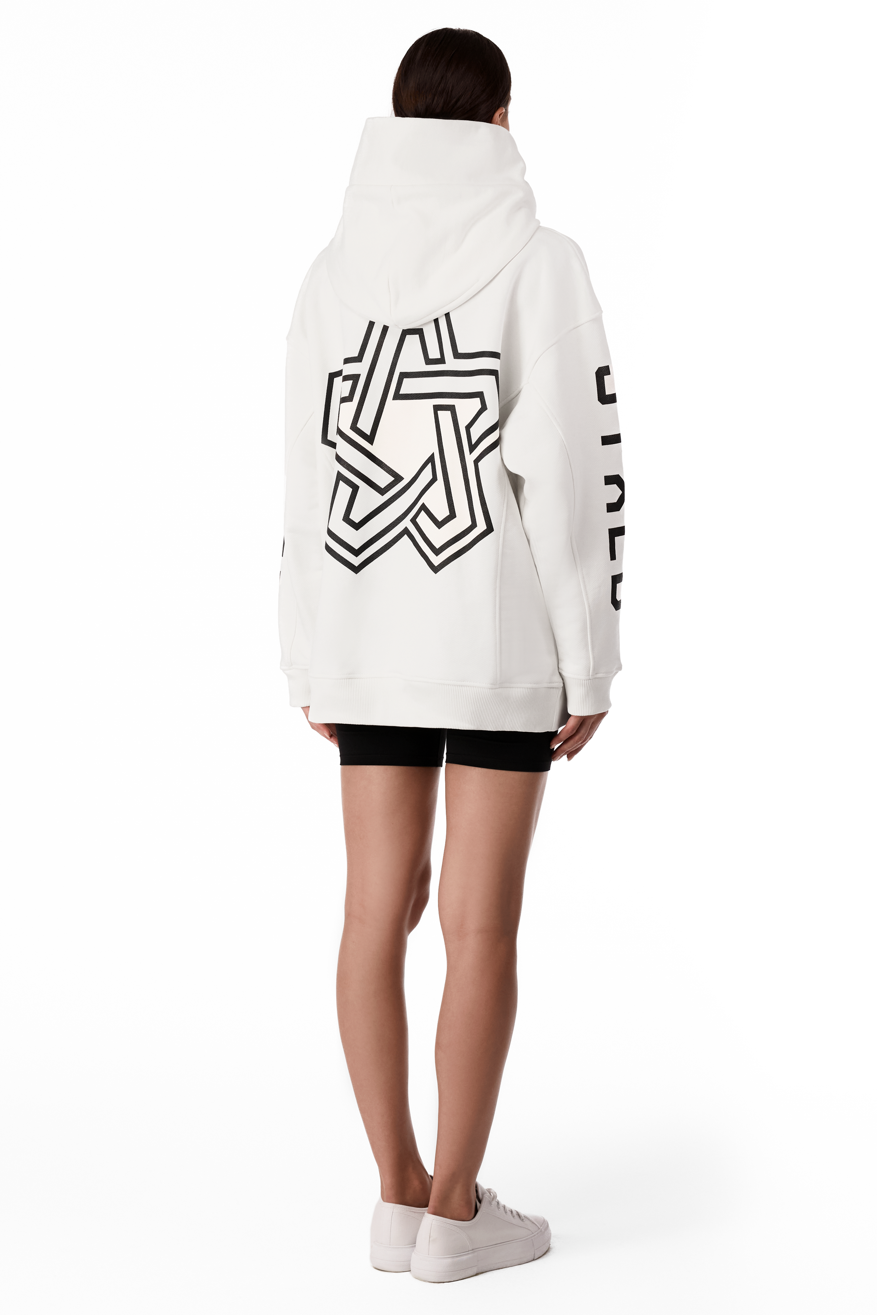 Hoodie Restrict Arc White Star